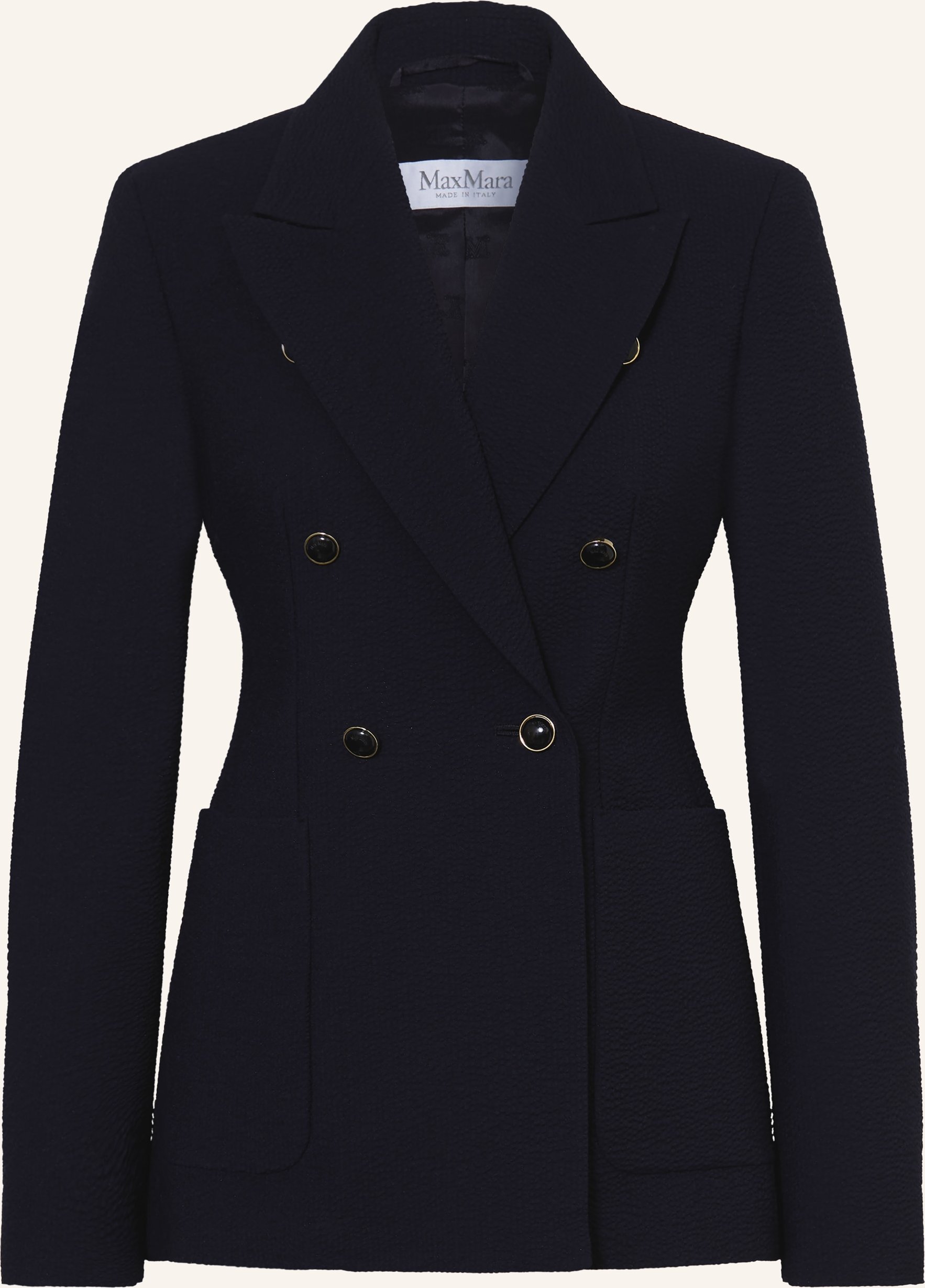 Max Mara Blazer Ricetta blau