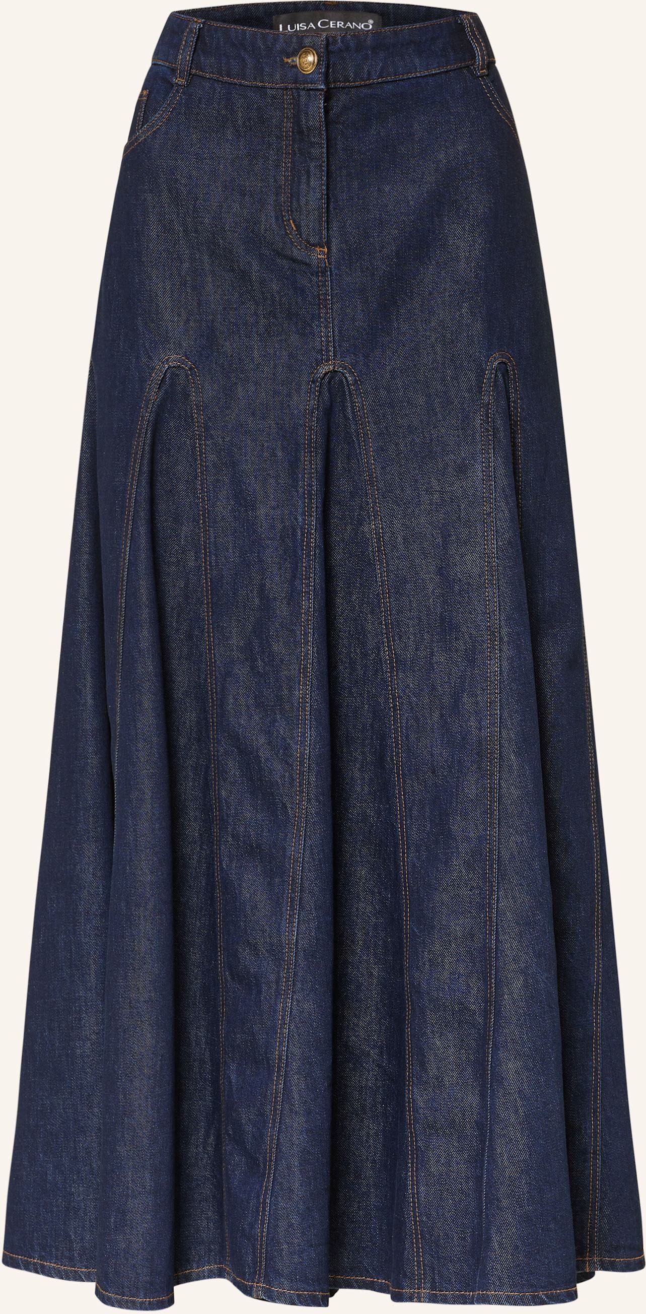Luisa Cerano Jeansrock blau