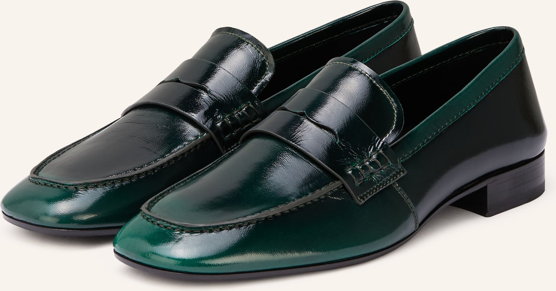 Dries Van Noten Penny-Loafer grau