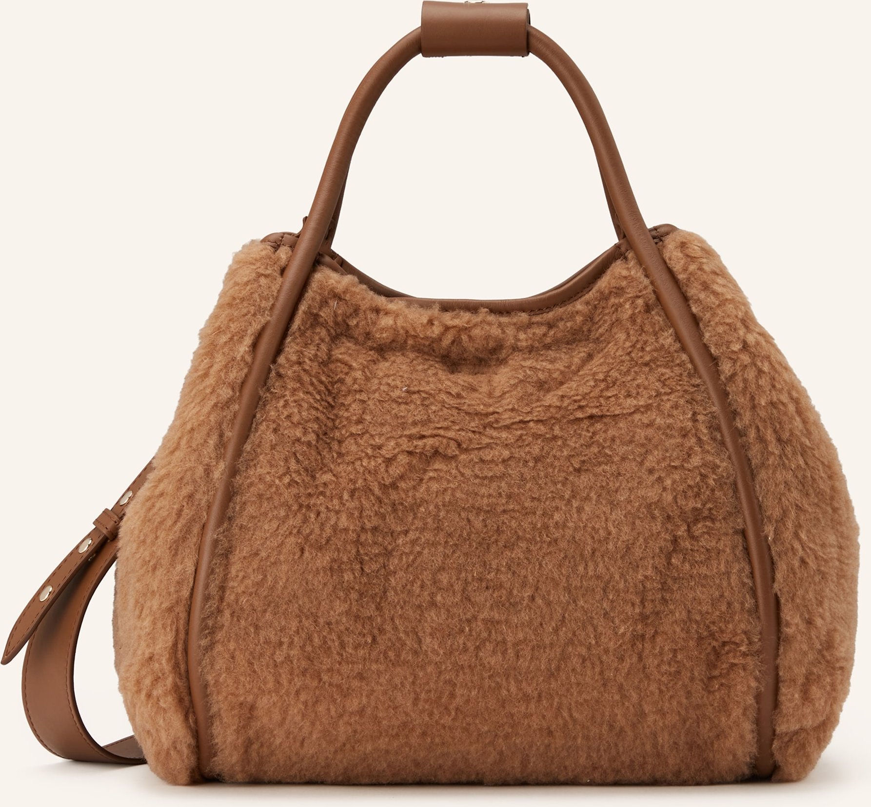 Max Mara Handtasche Marine beige
