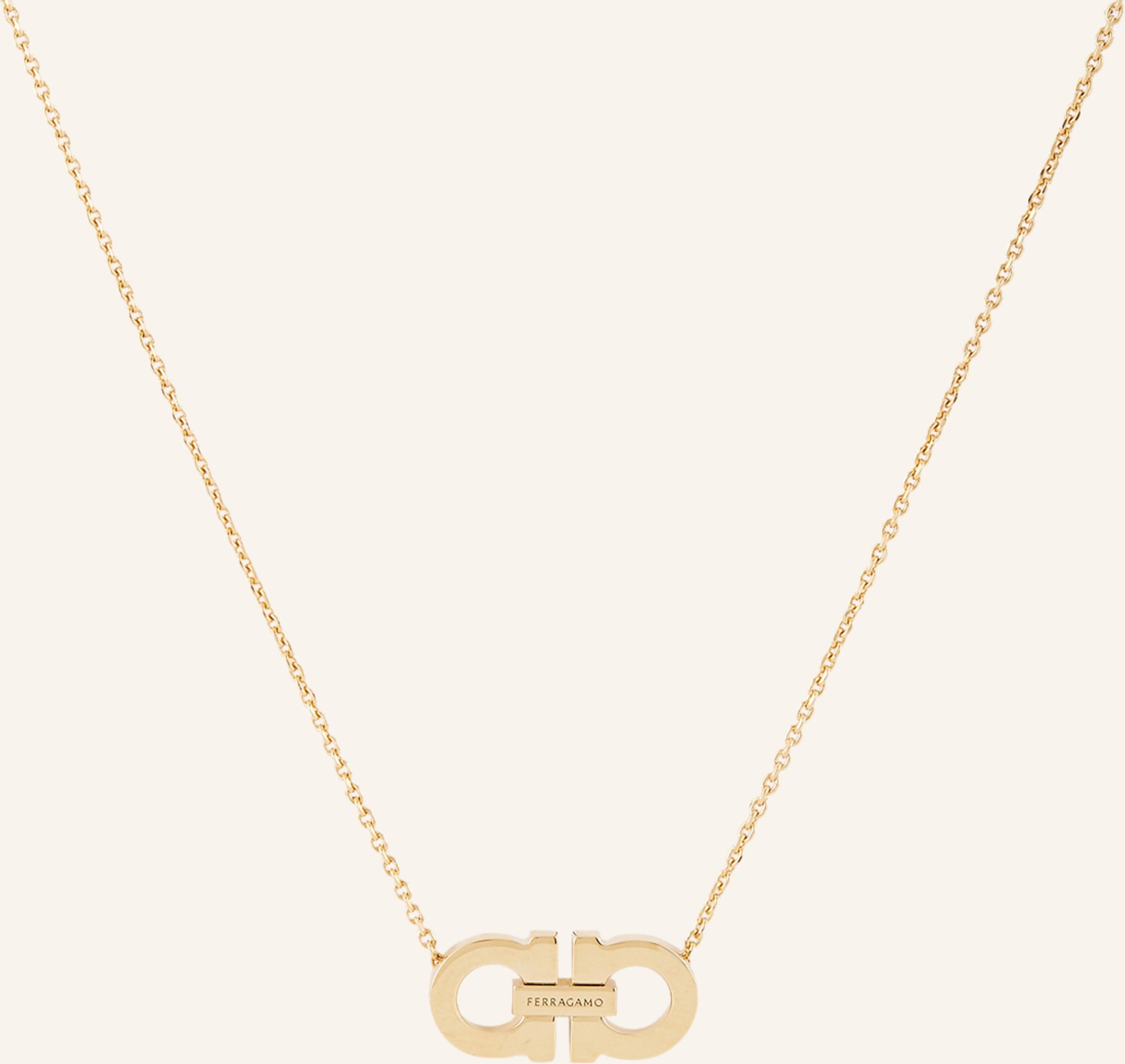 Ferragamo Halskette gold