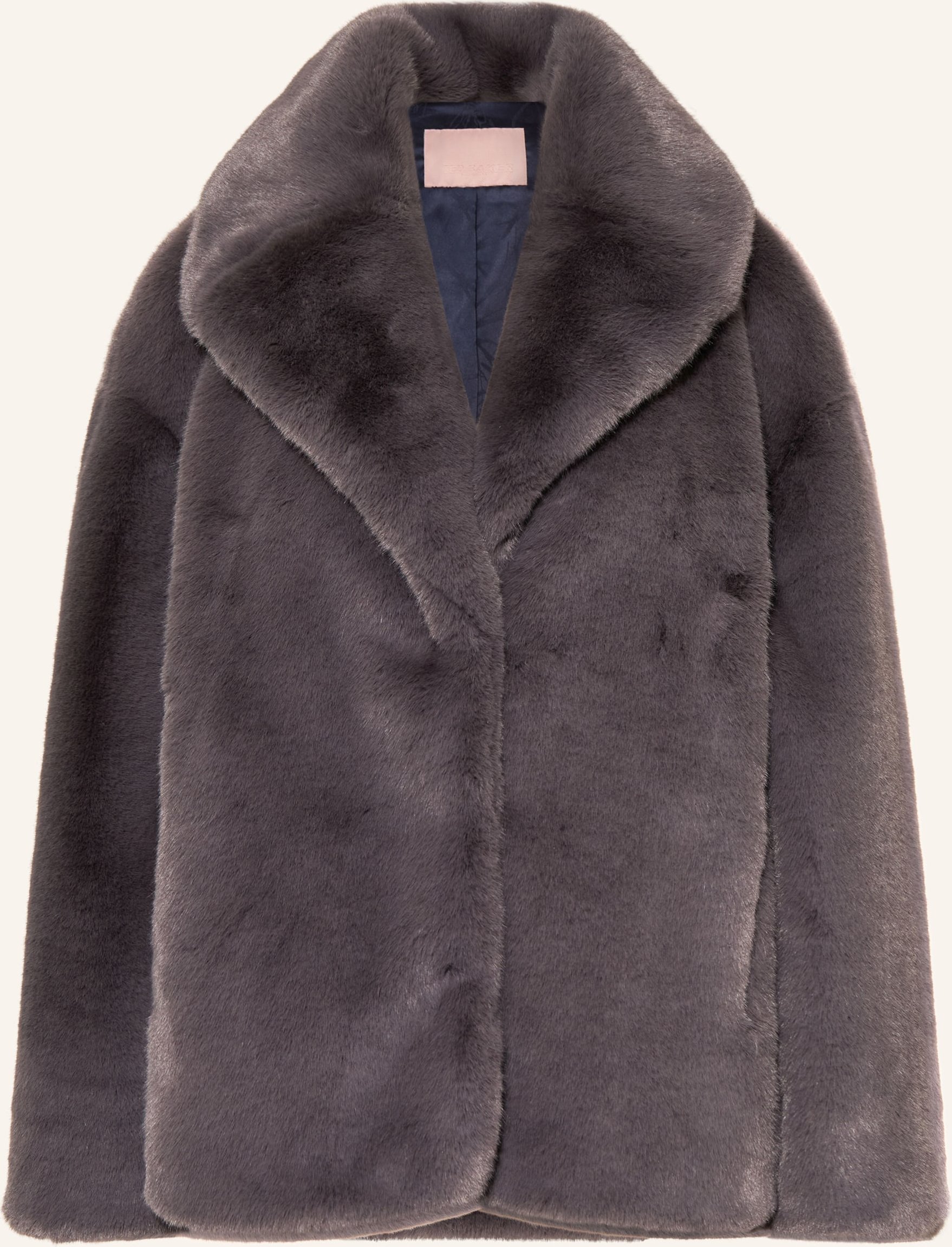 Ted Baker Kunstfell-Jacke Fiela grau