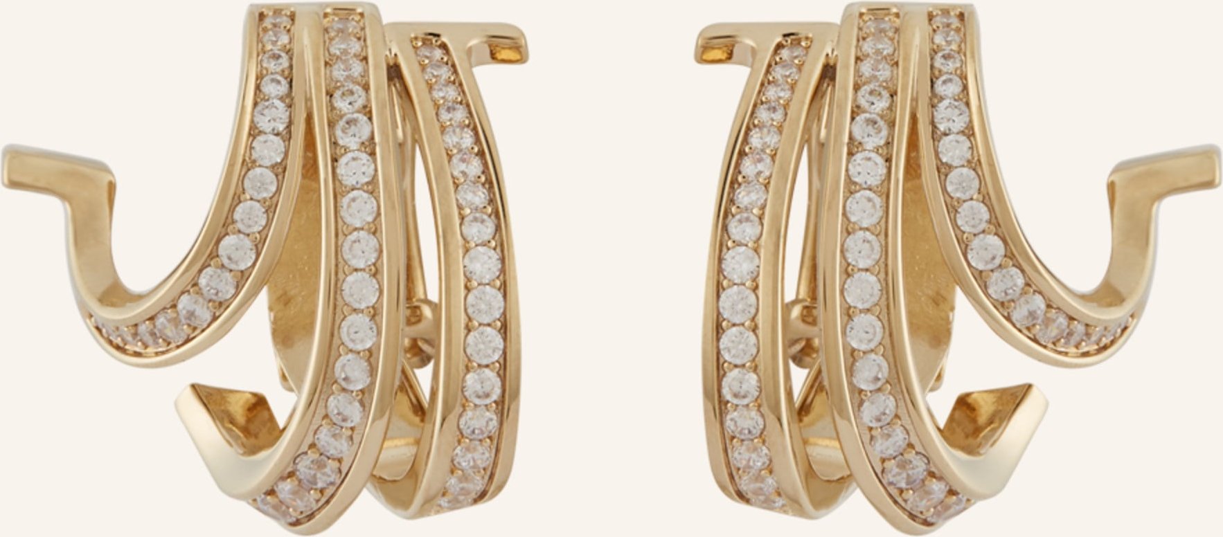 Ferragamo Ohrclips gold