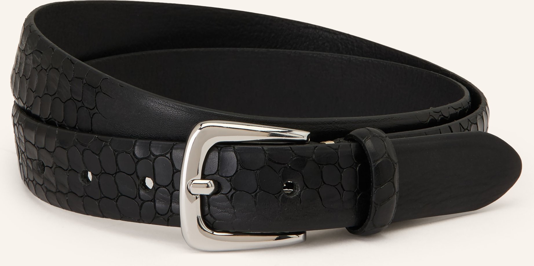 B.Belt Ledergürtel Charlisa schwarz