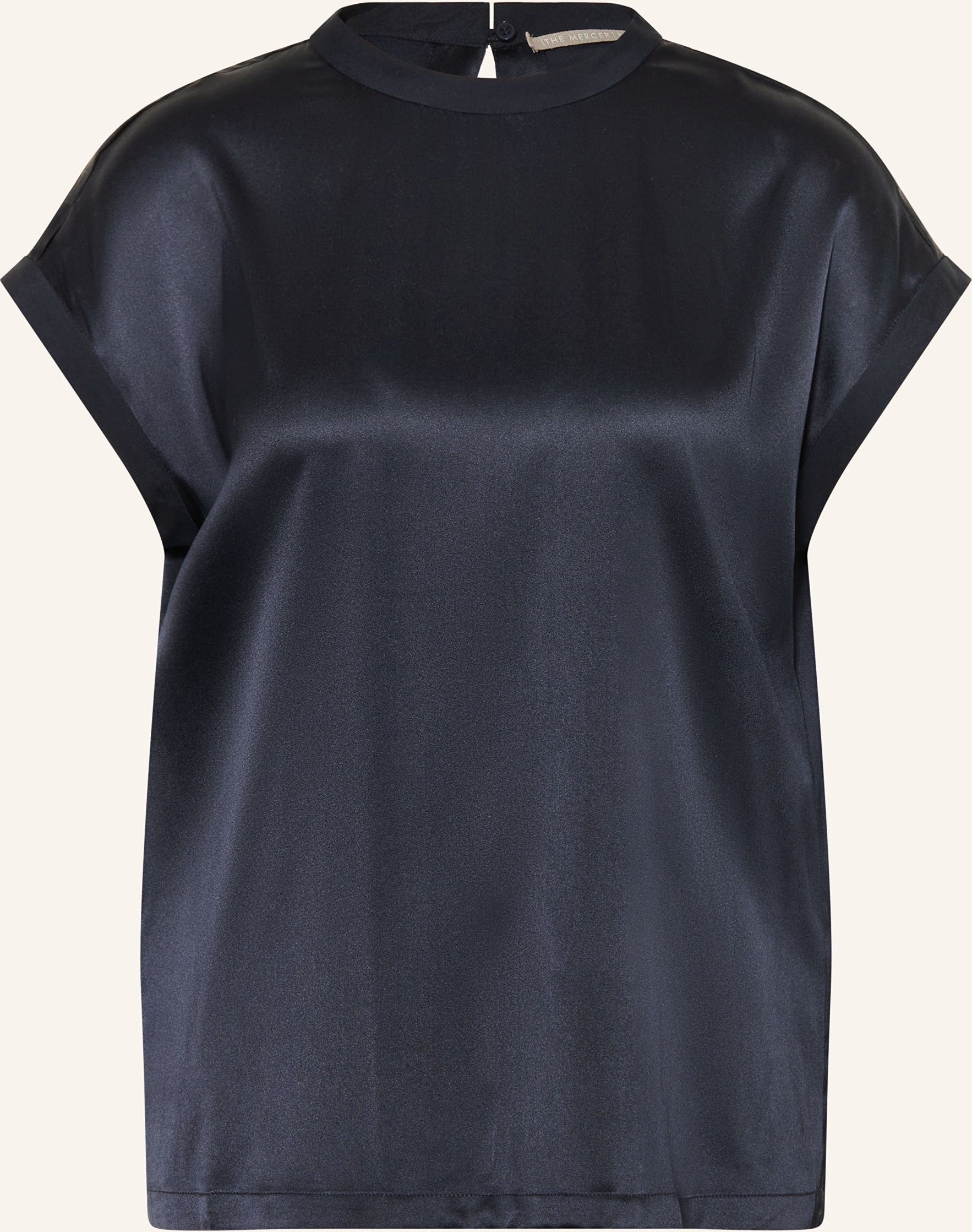 (The Mercer) N.Y. Blusenshirt Aus Seide blau