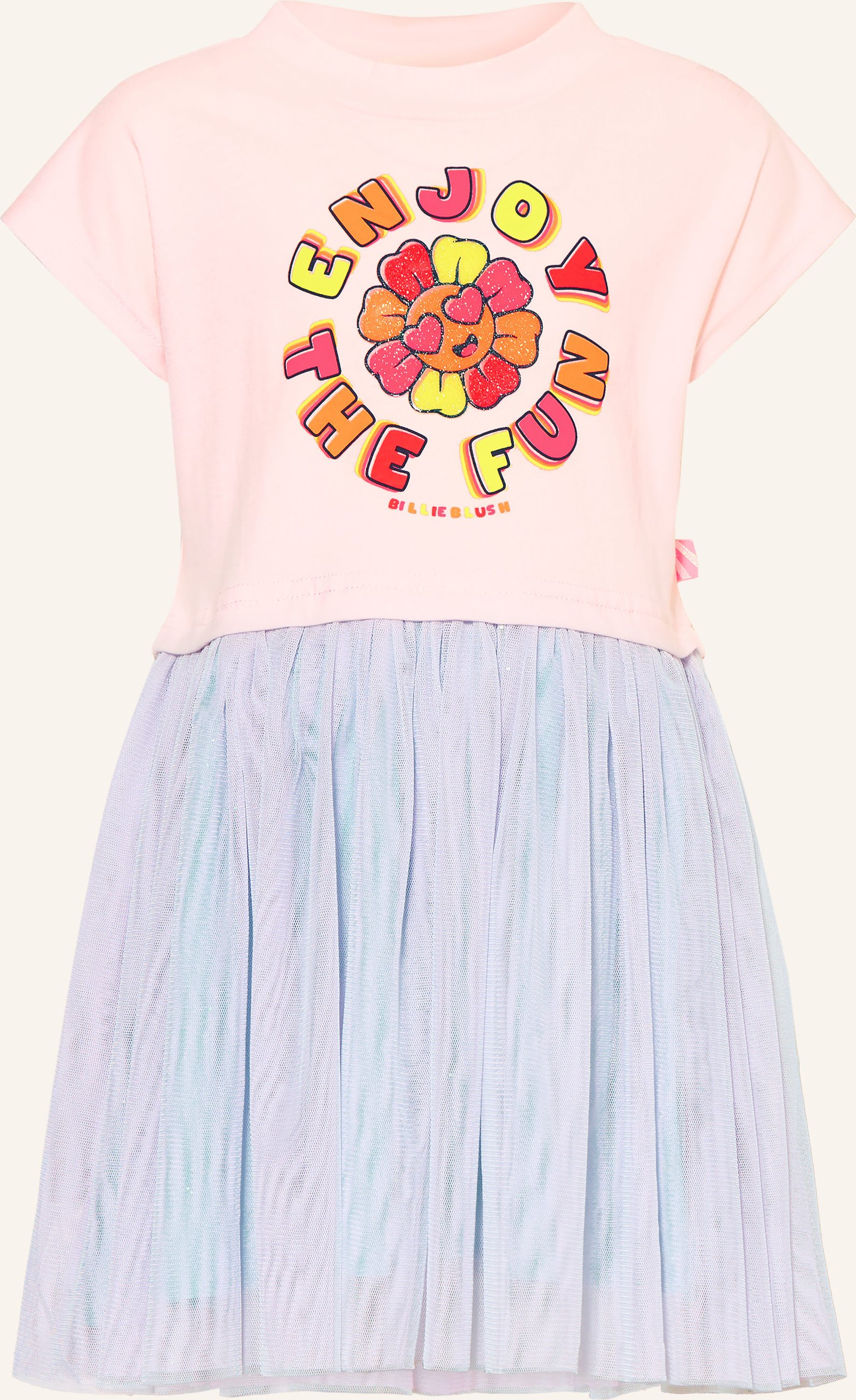 Billieblush Kleid Im Materialmix rosa