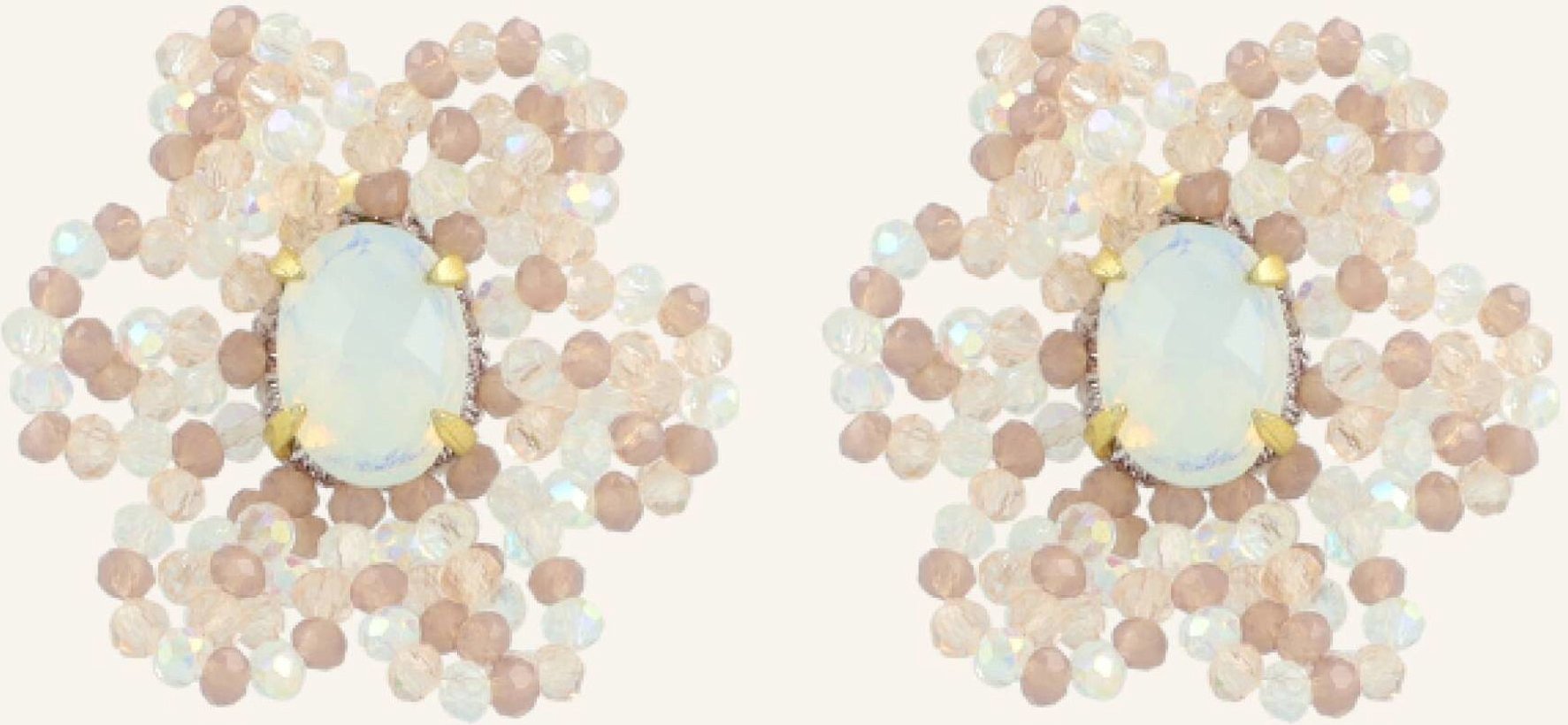 Lott.Gioielli Ohrhänger Daphne Flower M Lila By Glambou gold