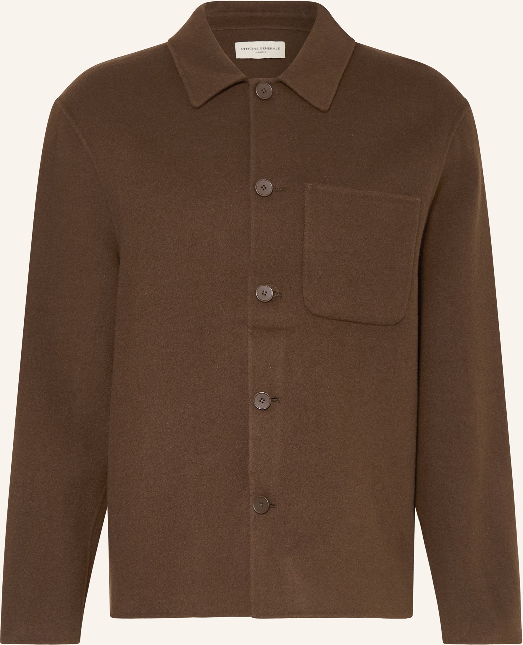 Officine Générale Overjacket Hamilton braun