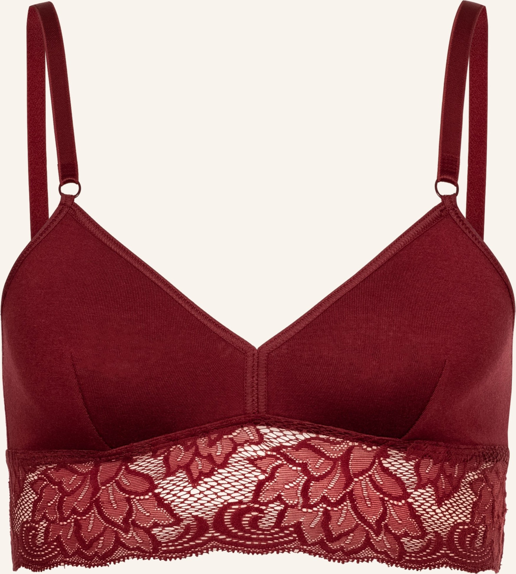 Erlich Textil Bustier Amelie Bralette rot