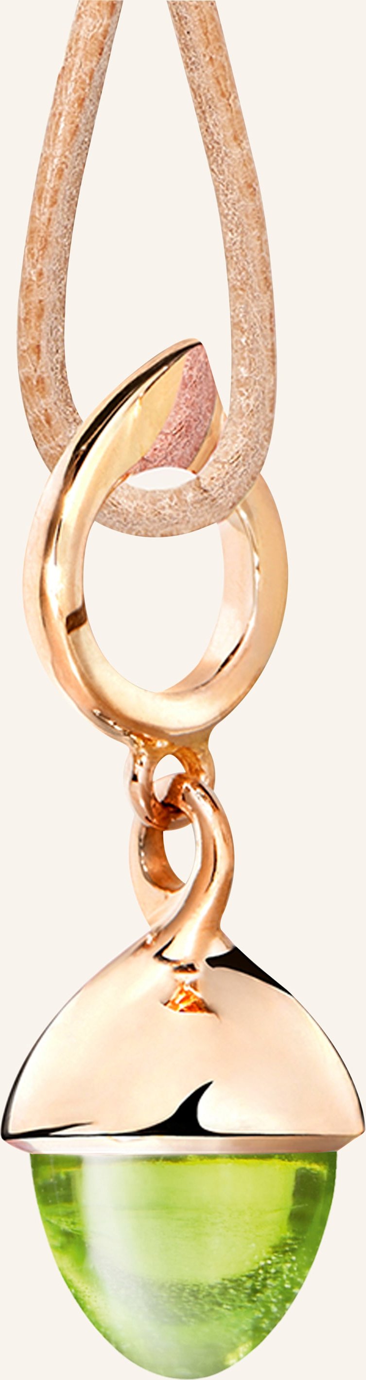 Tamara Comolli Anhänger Pendant Mikado Flamenco Peridot Peridot 18k Roségold rosegold