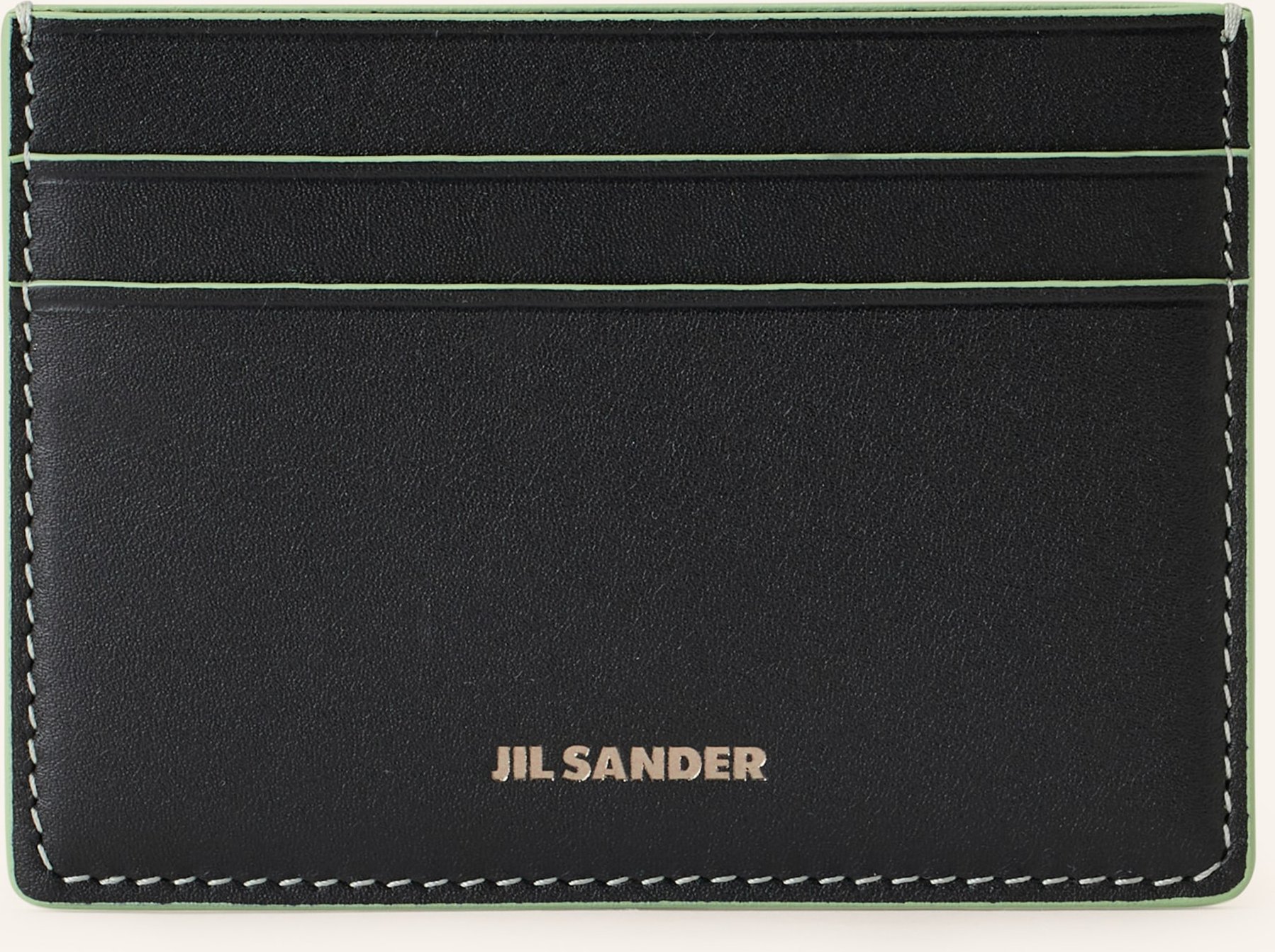 Jil Sander Kartenetui schwarz