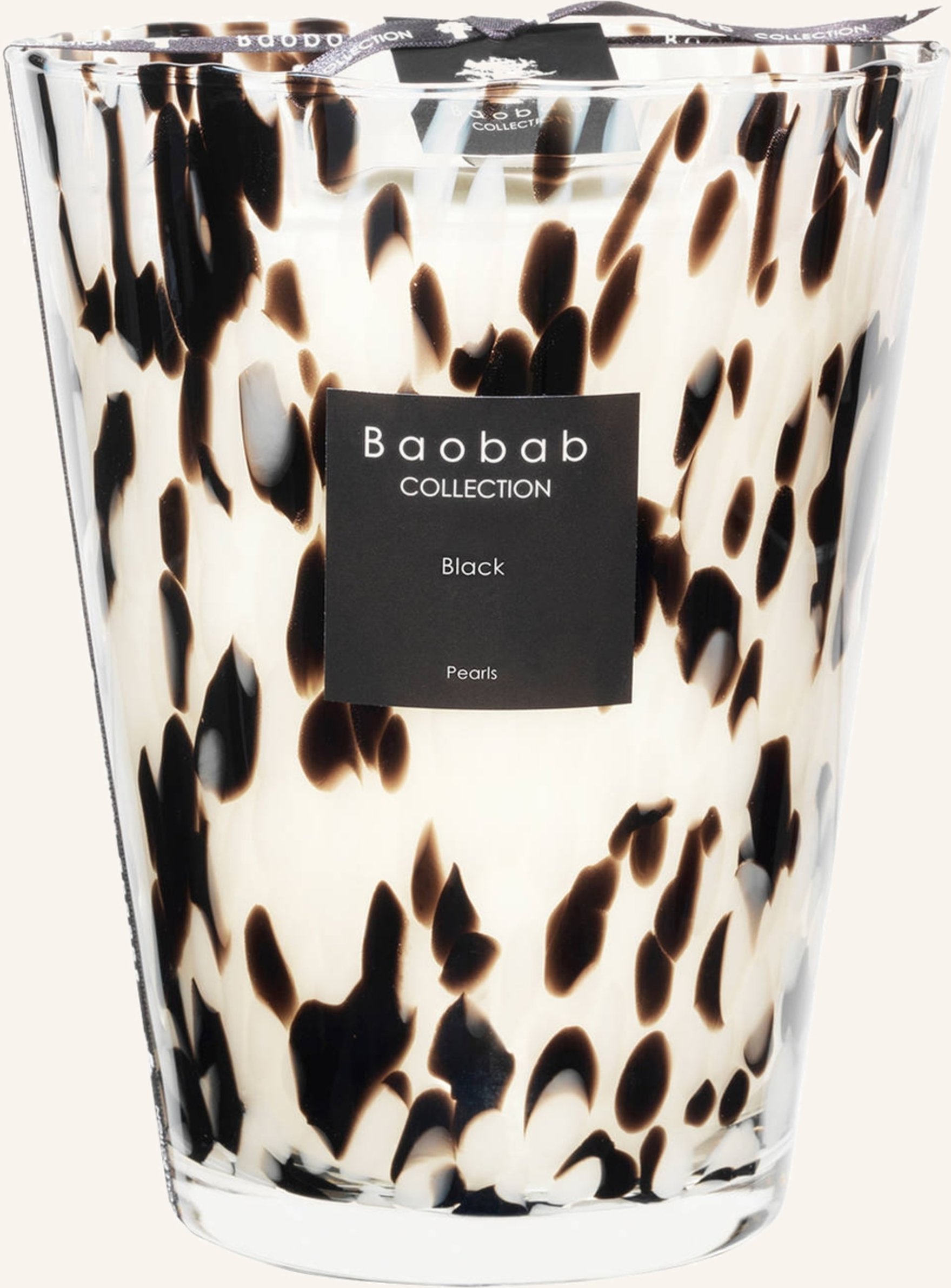 Baobab Collection Duftkerze Black Pearls schwarz