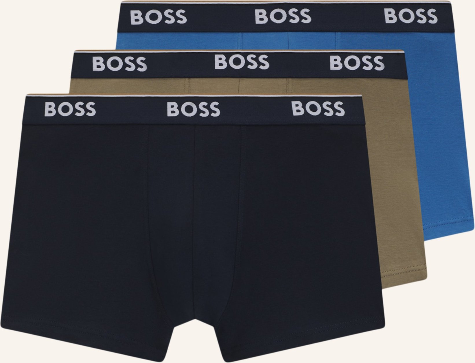 Boss Boxershort Trunk 3p Power schwarz