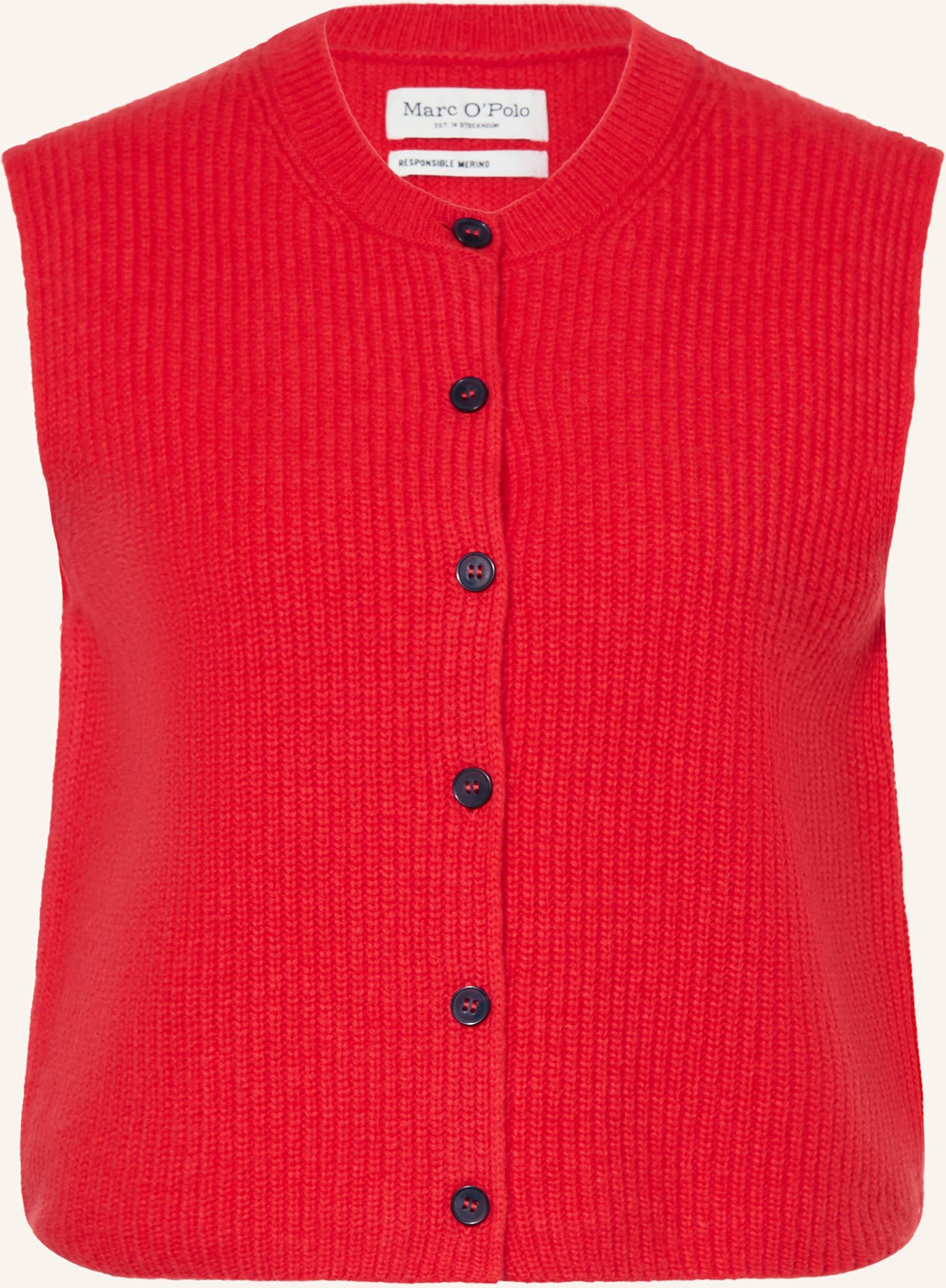 Marc O'polo Strickweste rot