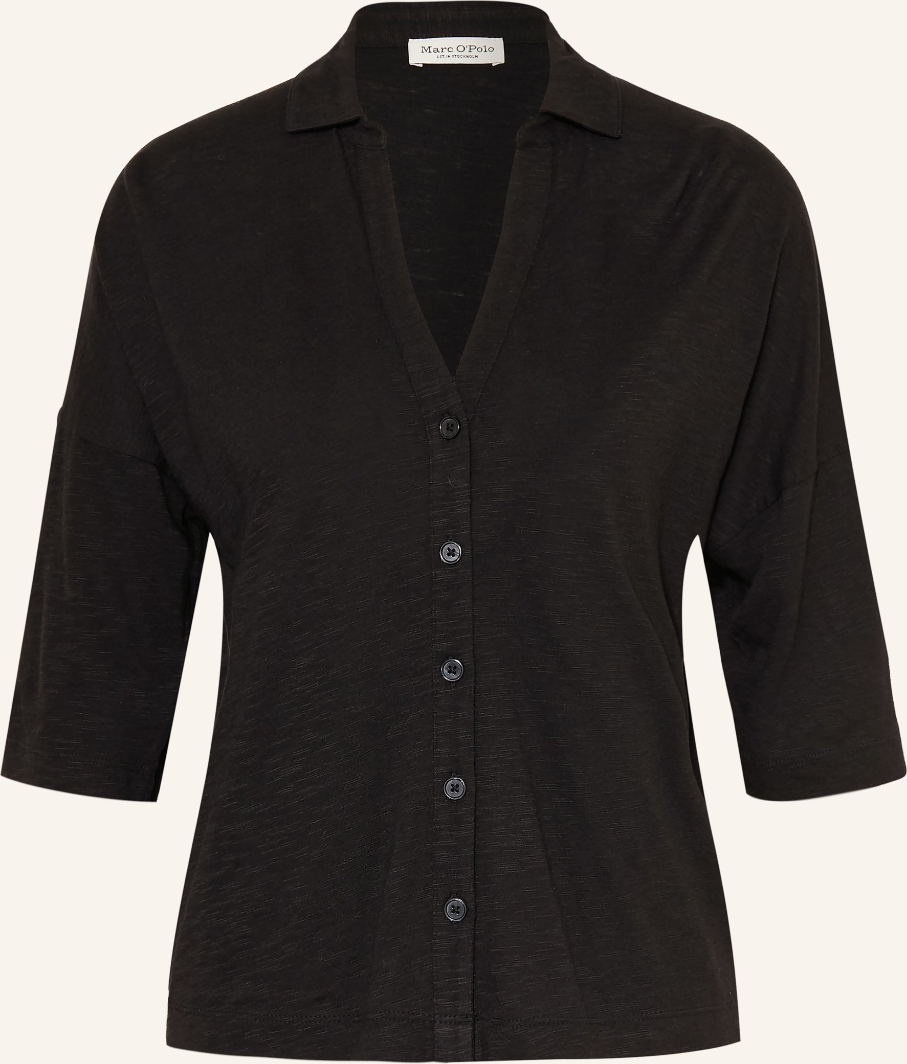 Marc O'polo Jerseybluse Mit 3/4-Arm schwarz