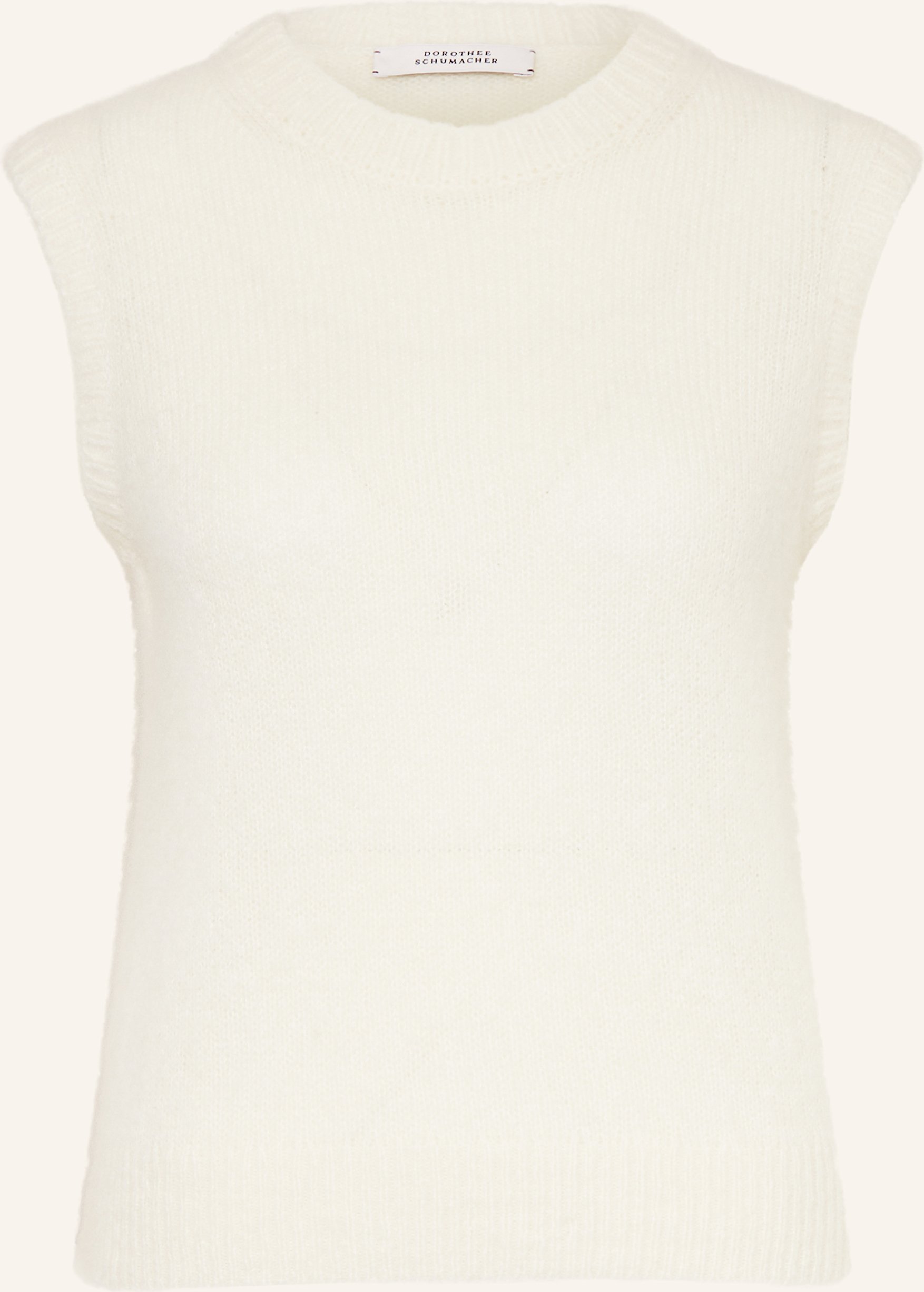 Dorothee Schumacher Stricktop Luxury Love Aus Cashmere weiss