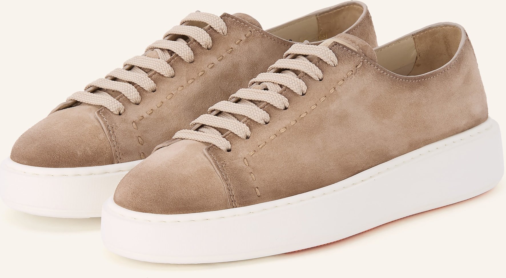 Santoni Sneaker Clean Row beige