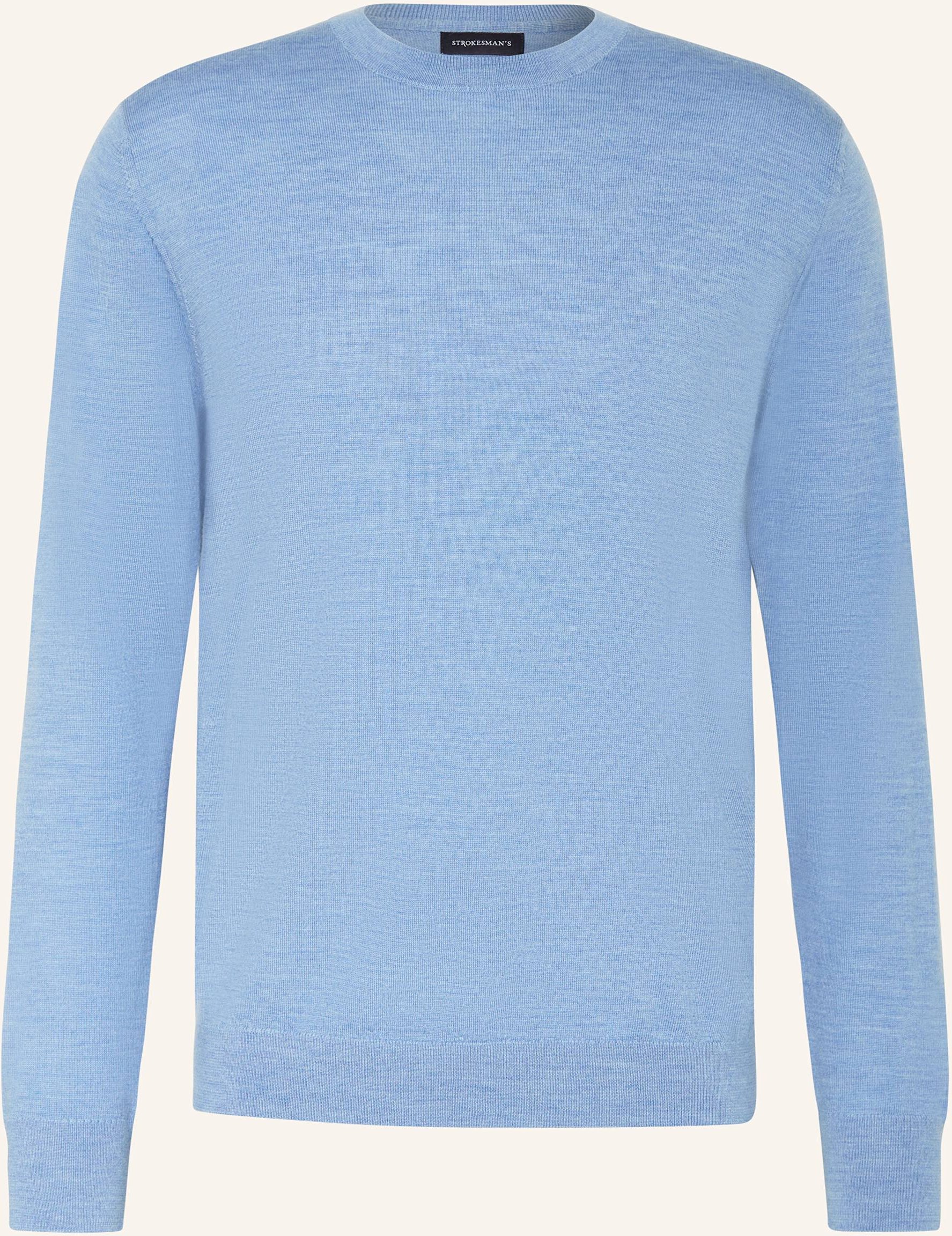 Strokesman's Pullover Aus Merinowolle blau