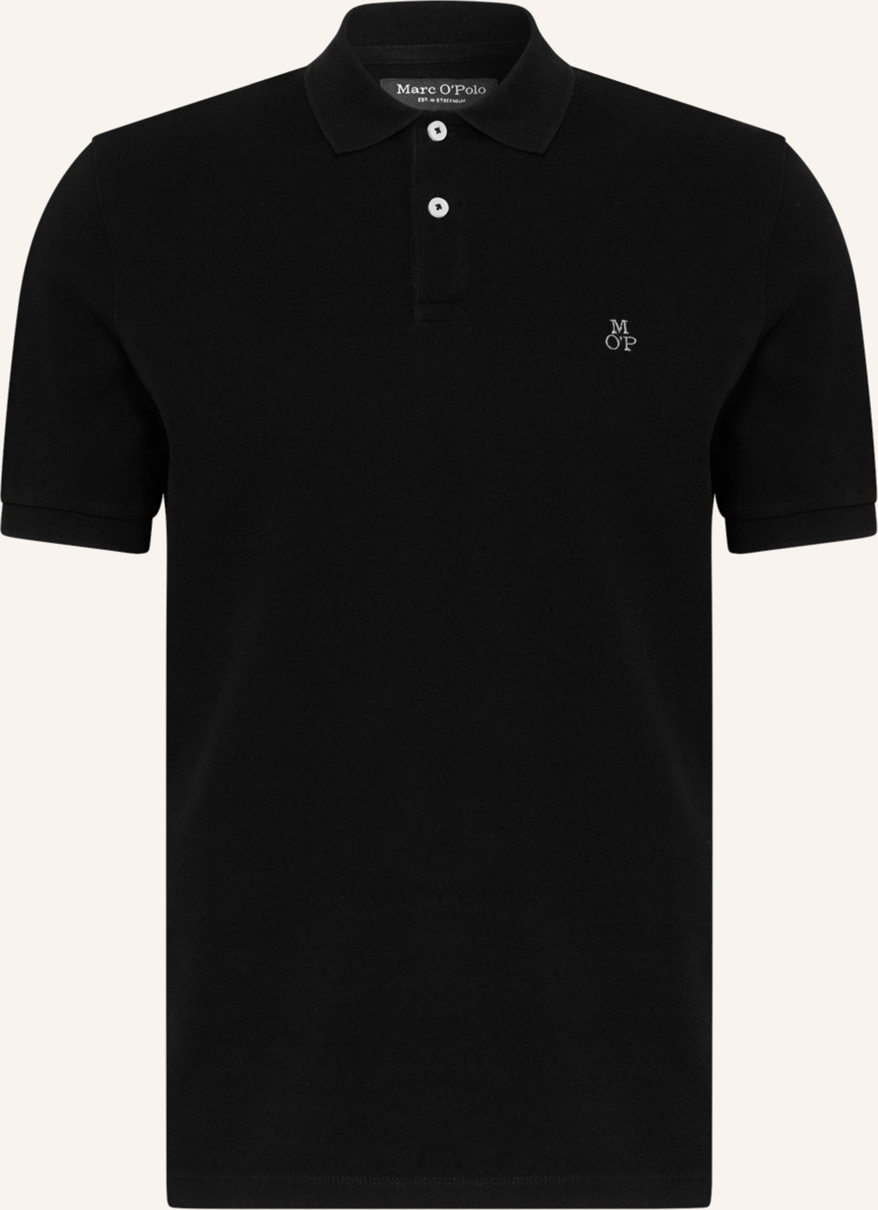 Marc O'polo Piqué-Poloshirt Regular Fit schwarz