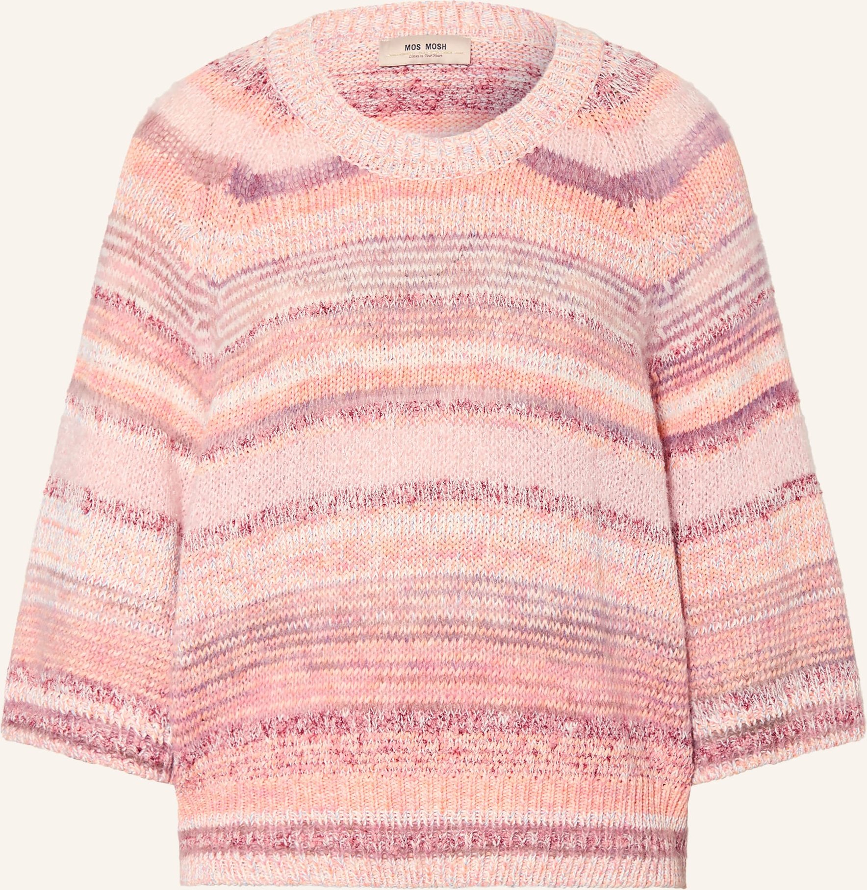 Mos Mosh Pullover Mmedele Mit 3/4-Arm rosa