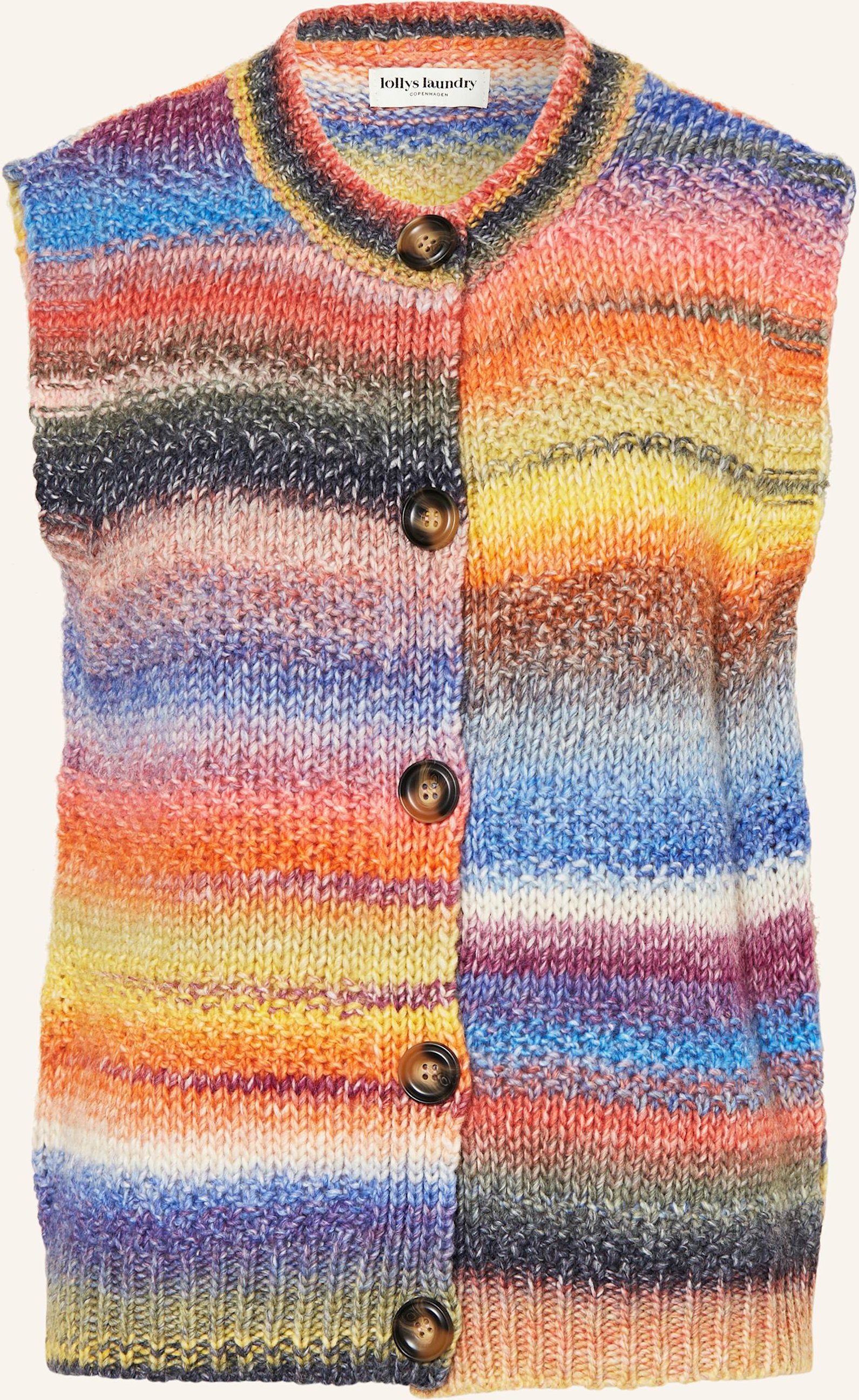 Lollys Laundry Strickweste Nynell orange