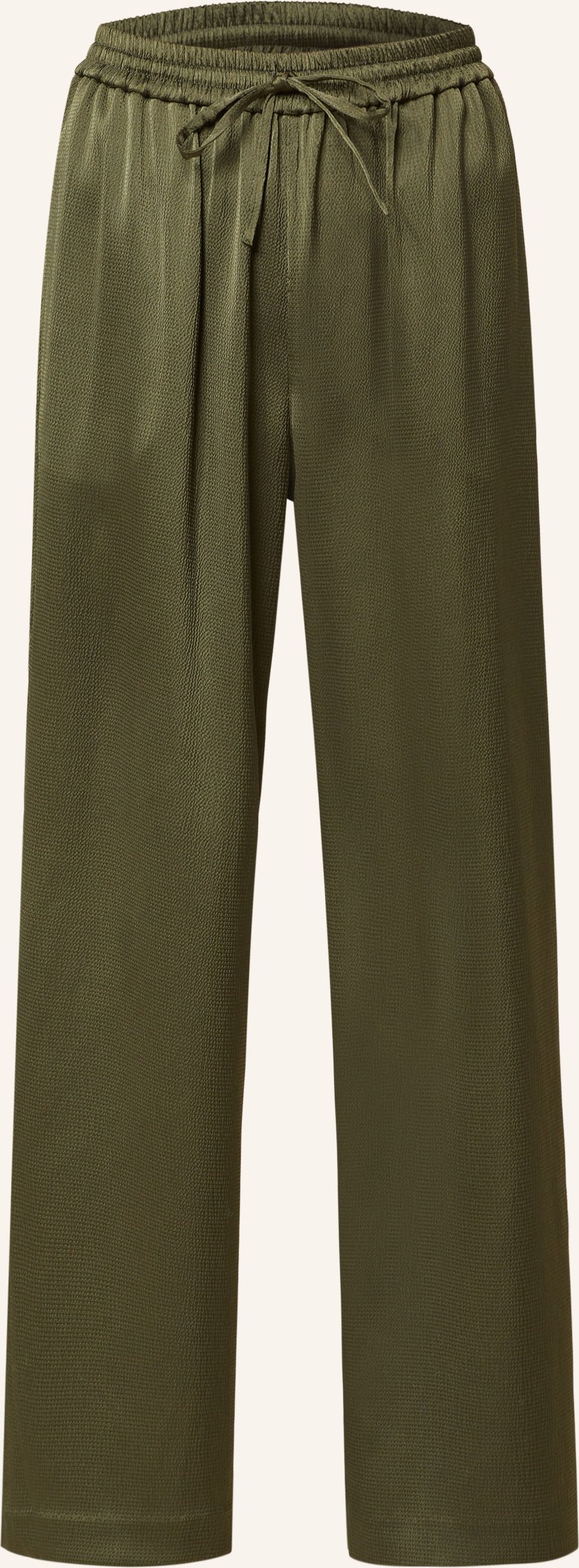 Samsøe Samsøe Marlenehose Sahelena Aus Satin gruen