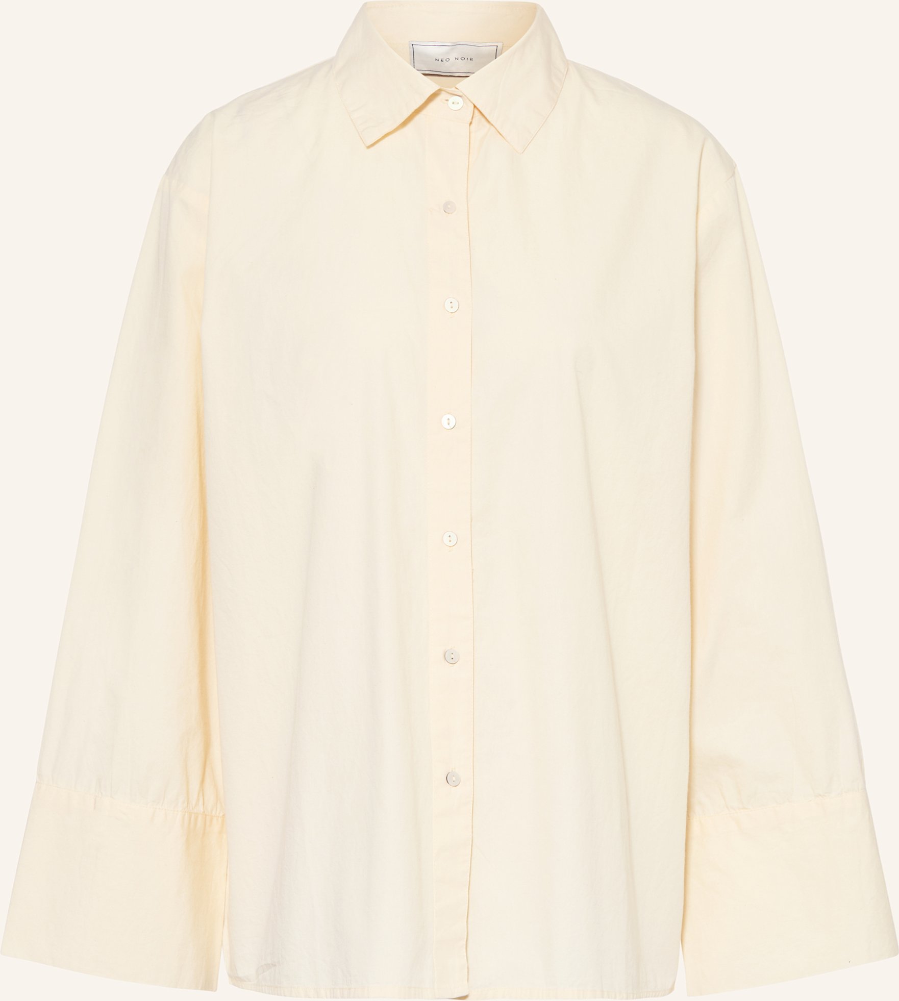 Neo Noir Hemdbluse Ayari C Mit Cut-Outs gelb