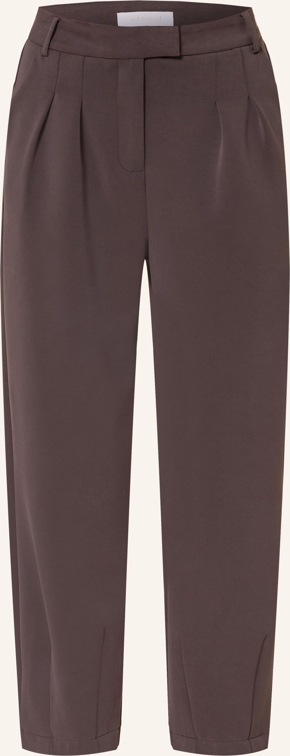 Rich & Royal 7/8-Hose Aus Jersey braun