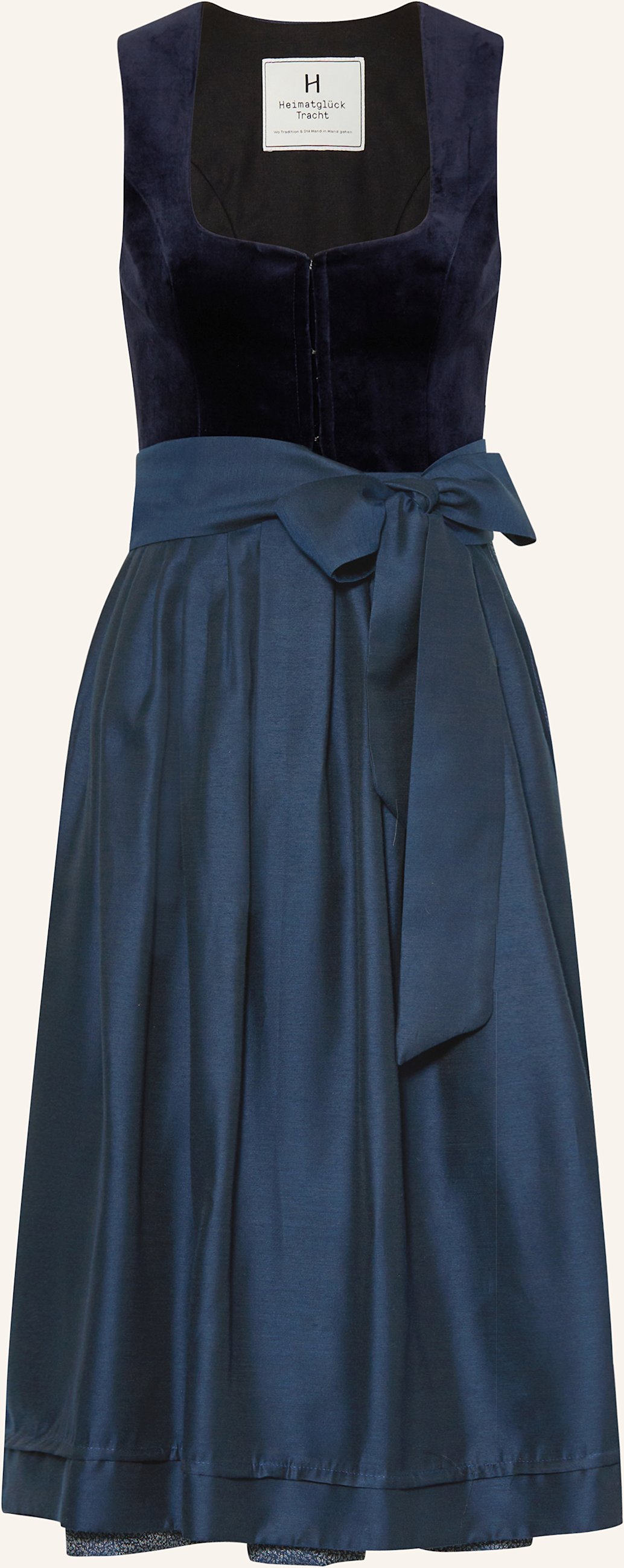 Heimatglück Tracht Dirndl Fiona blau