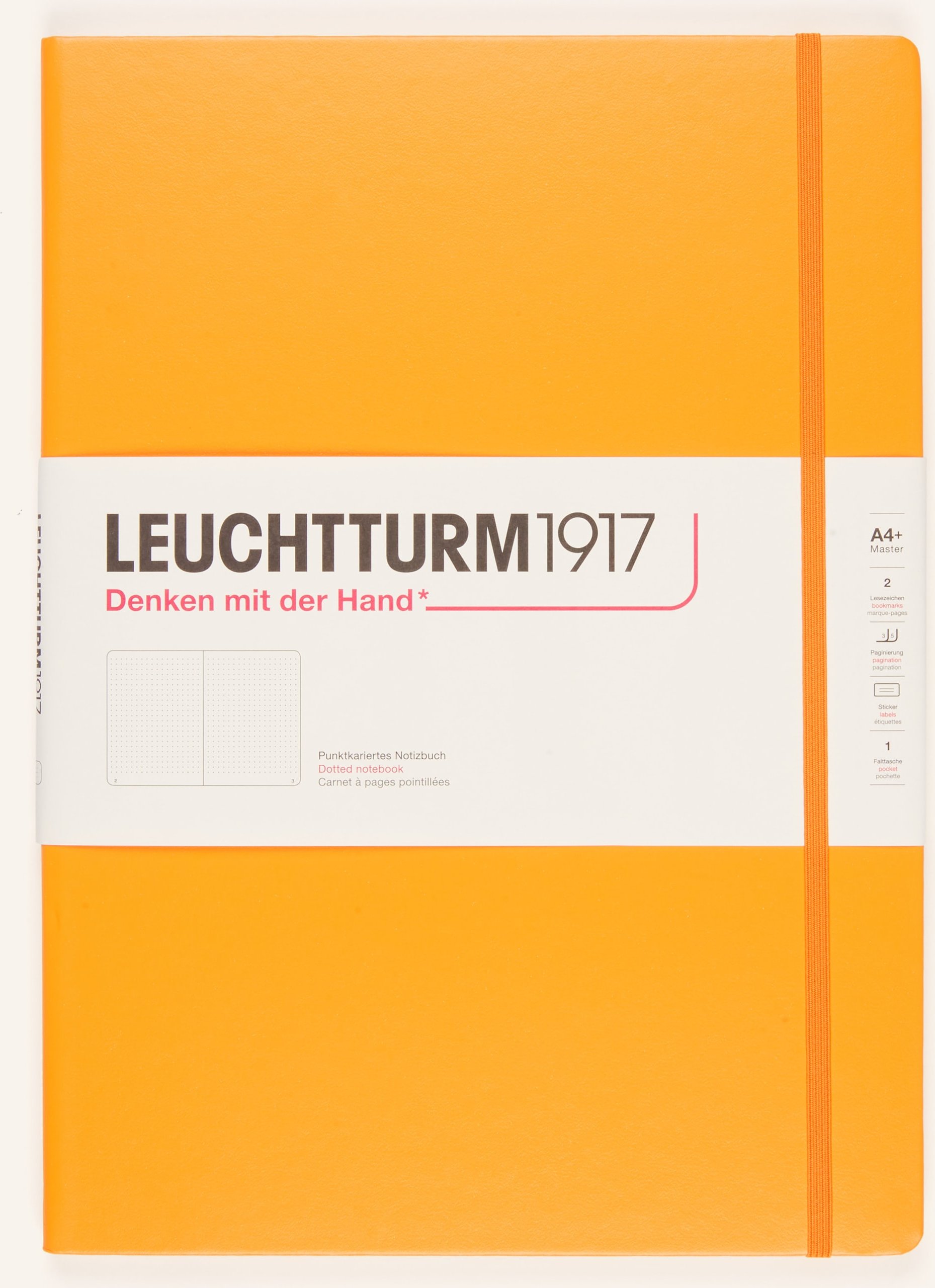Leuchtturm Notizbuch orange
