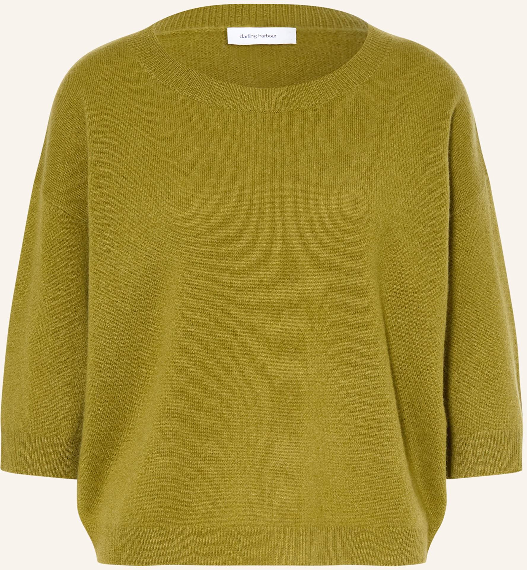 Darling Harbour Cashmere-Pullover Mit 3/4-Arm gruen