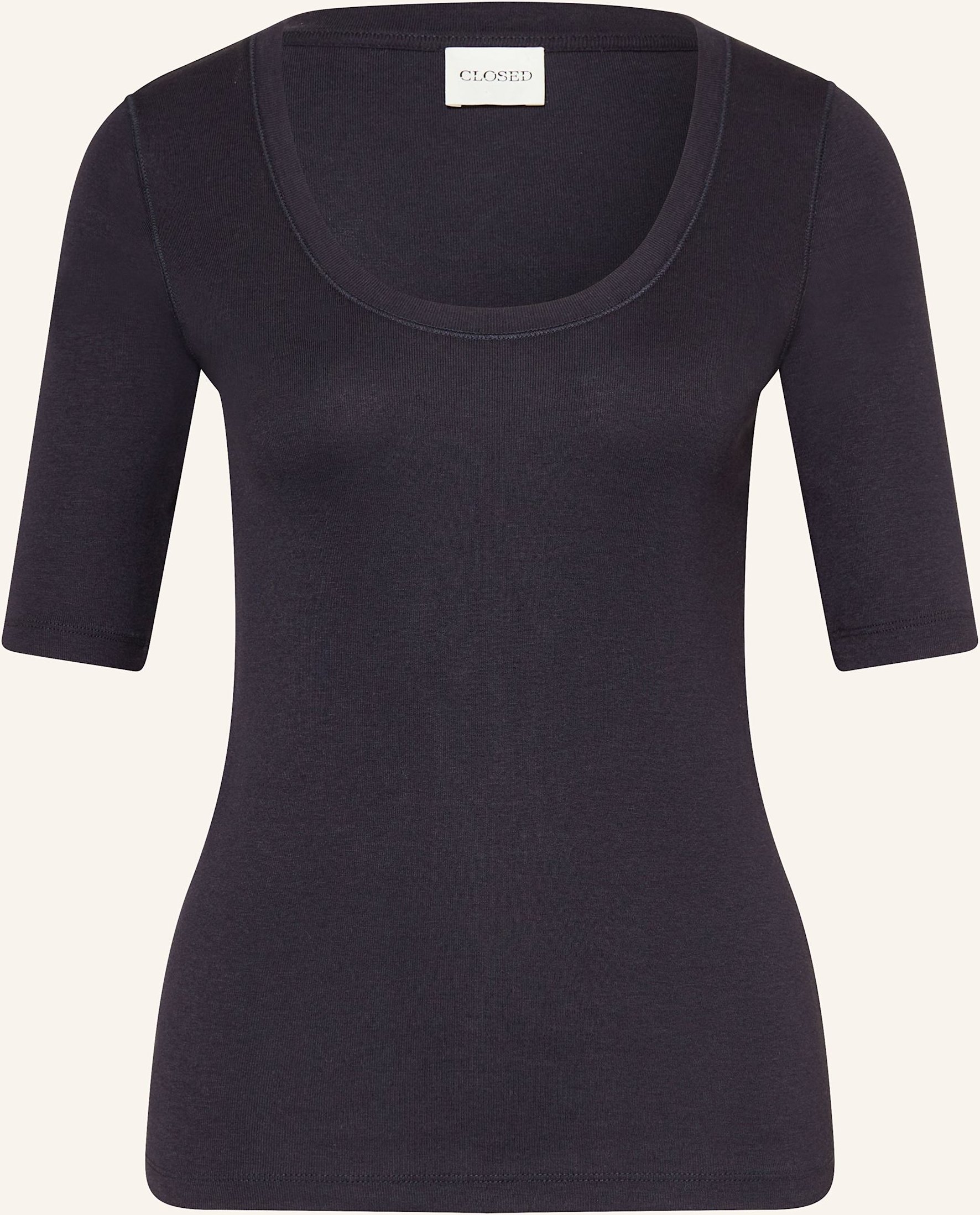 Closed Shirt Mit 3/4-Arm blau