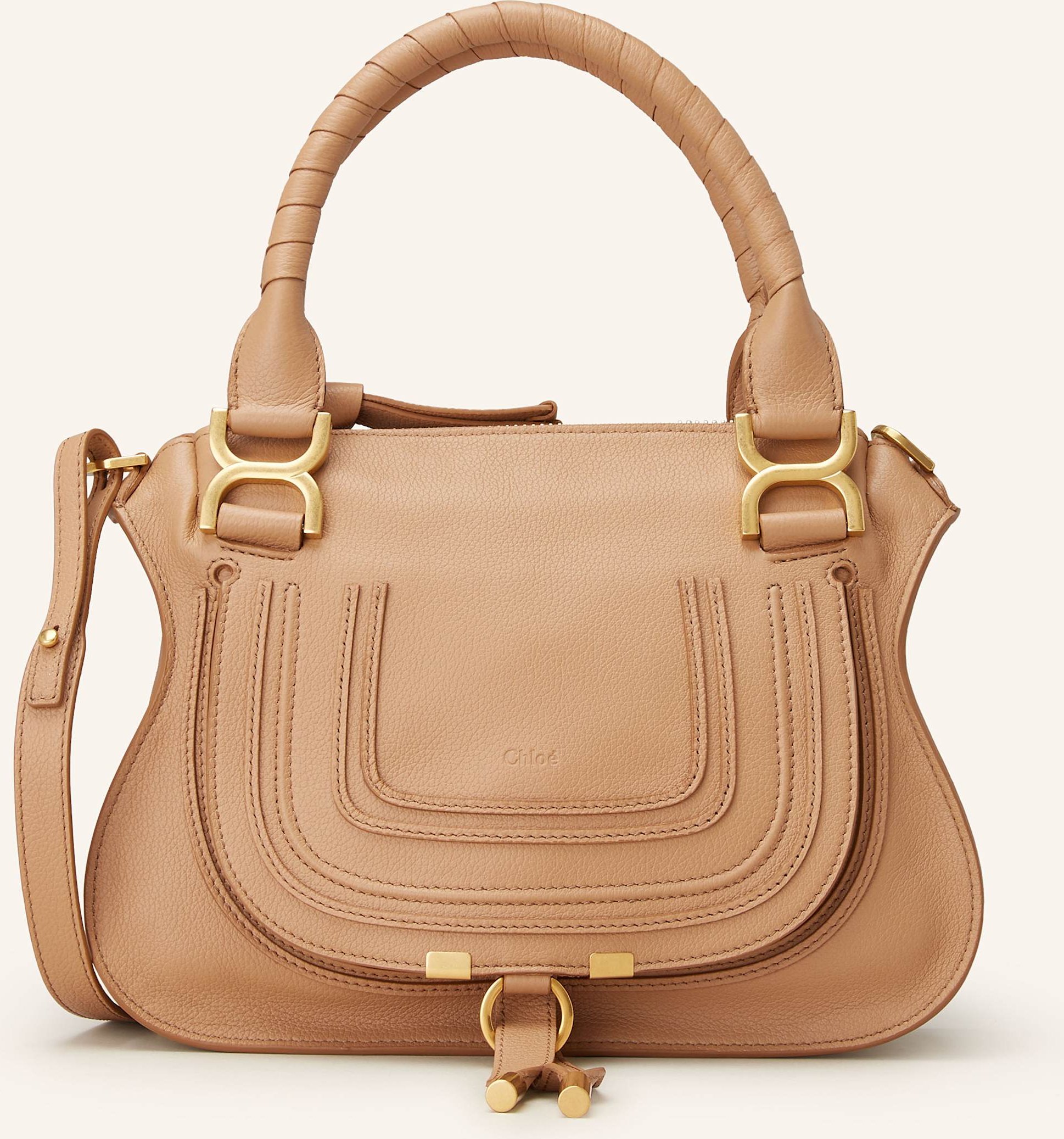 Chloé Handtasche Marcie beige