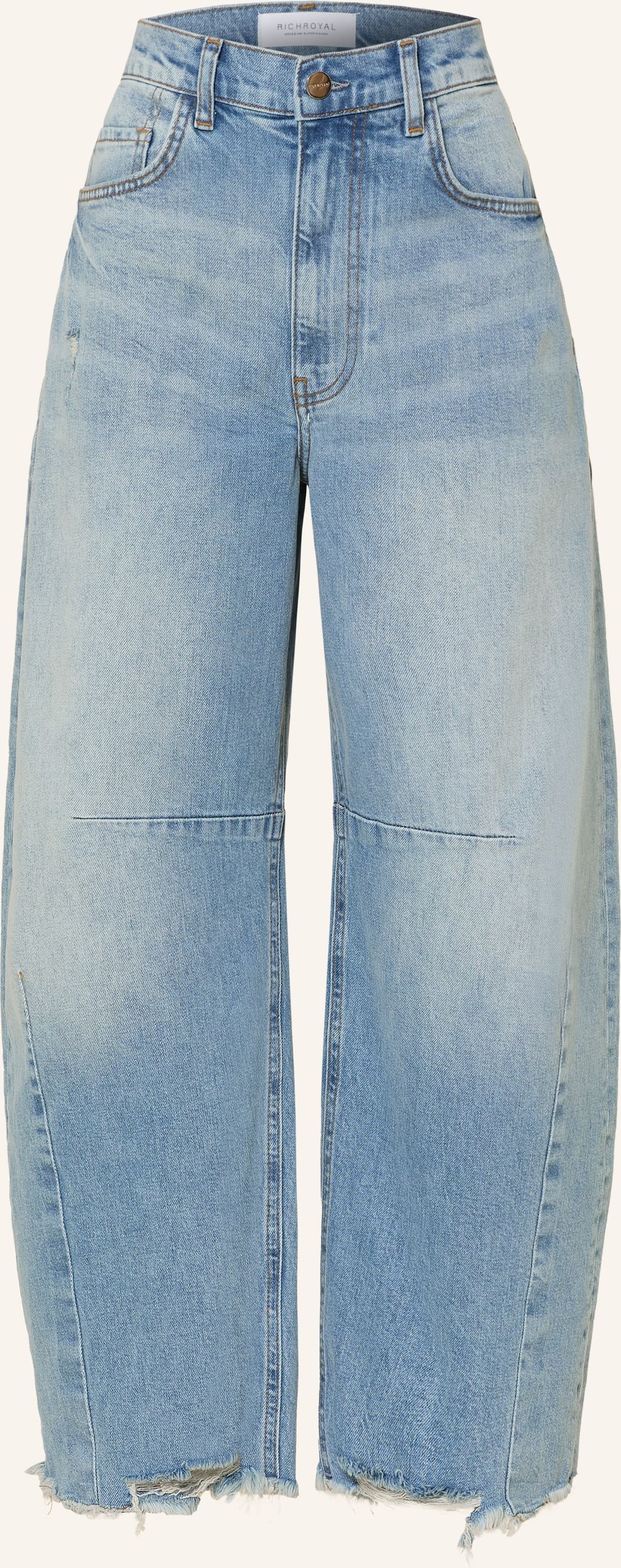 Rich & Royal Barrel Jeans blau