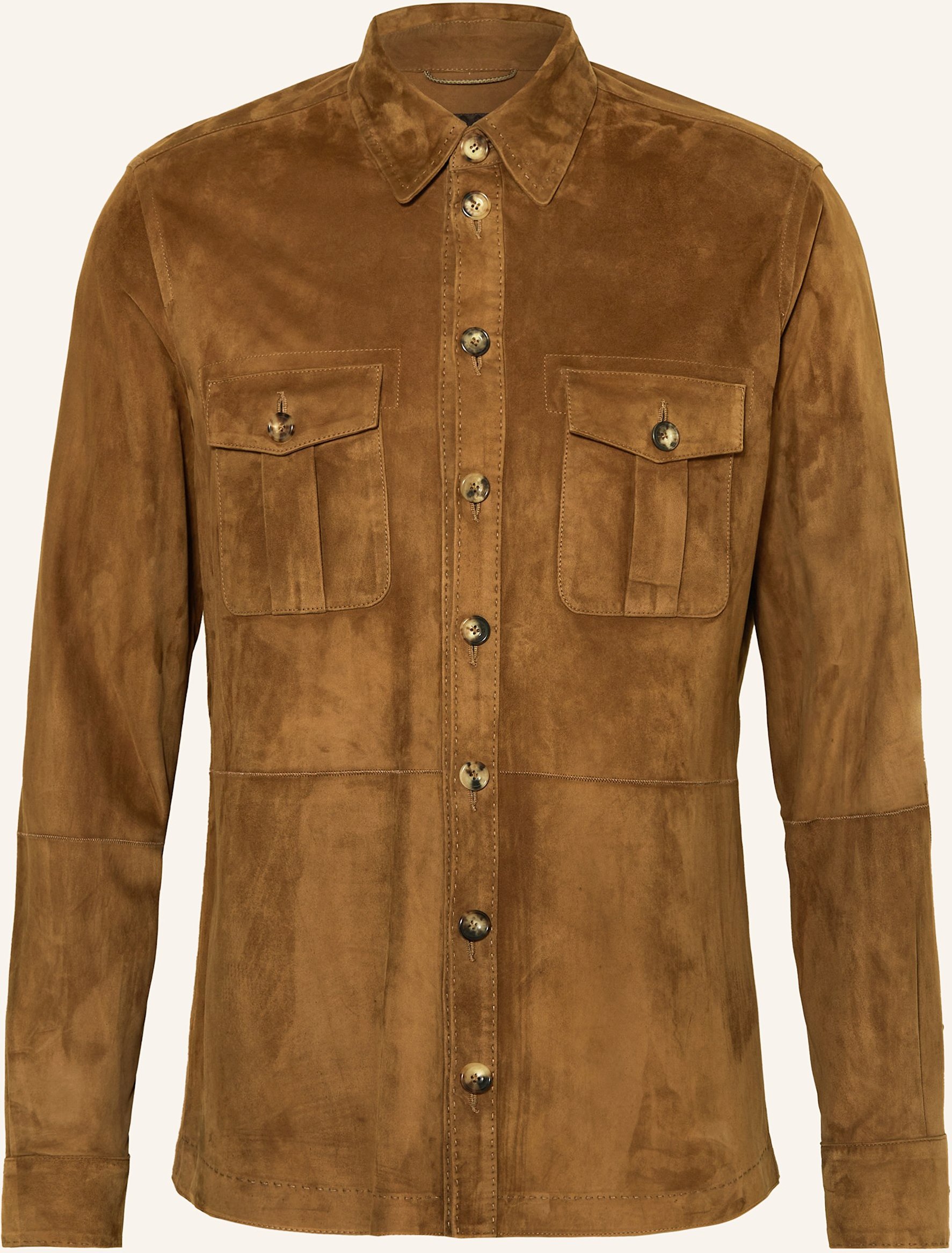 Habsburg Leder-Overjacket Artstetten braun