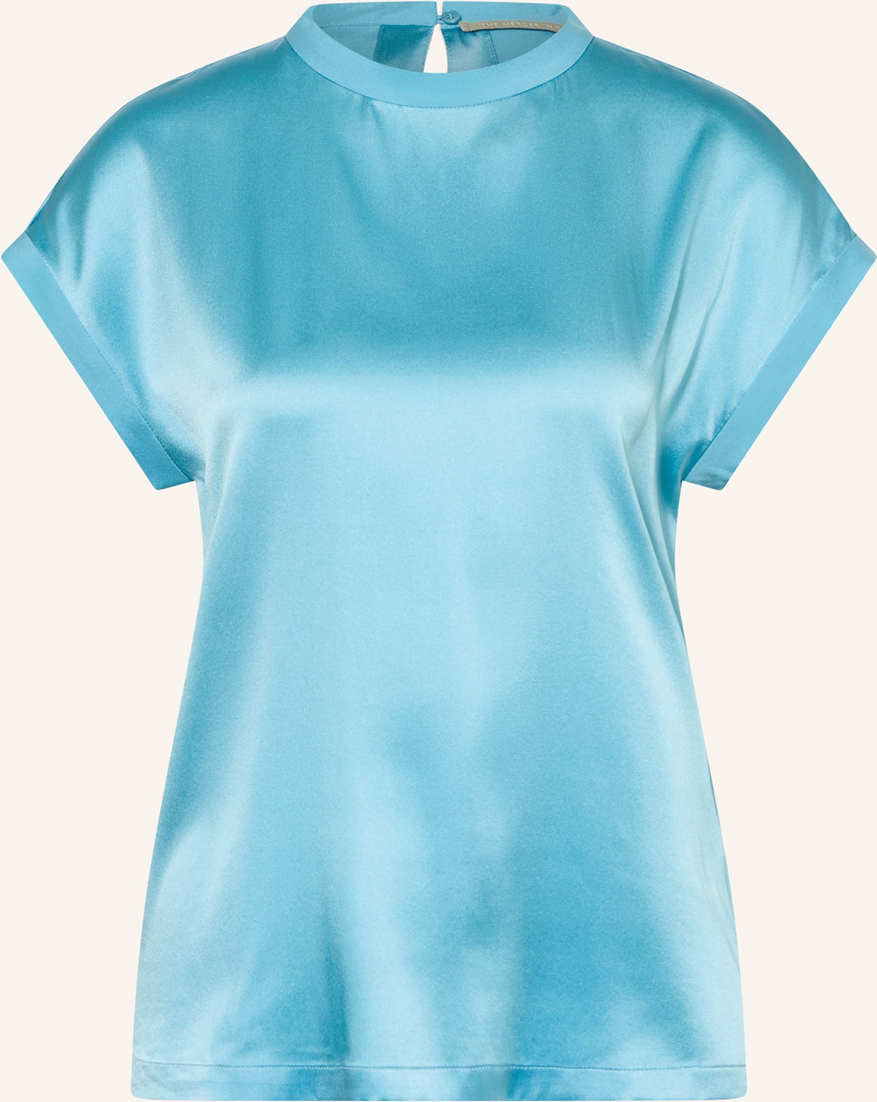 (The Mercer) N.Y. Blusenshirt Aus Seide blau