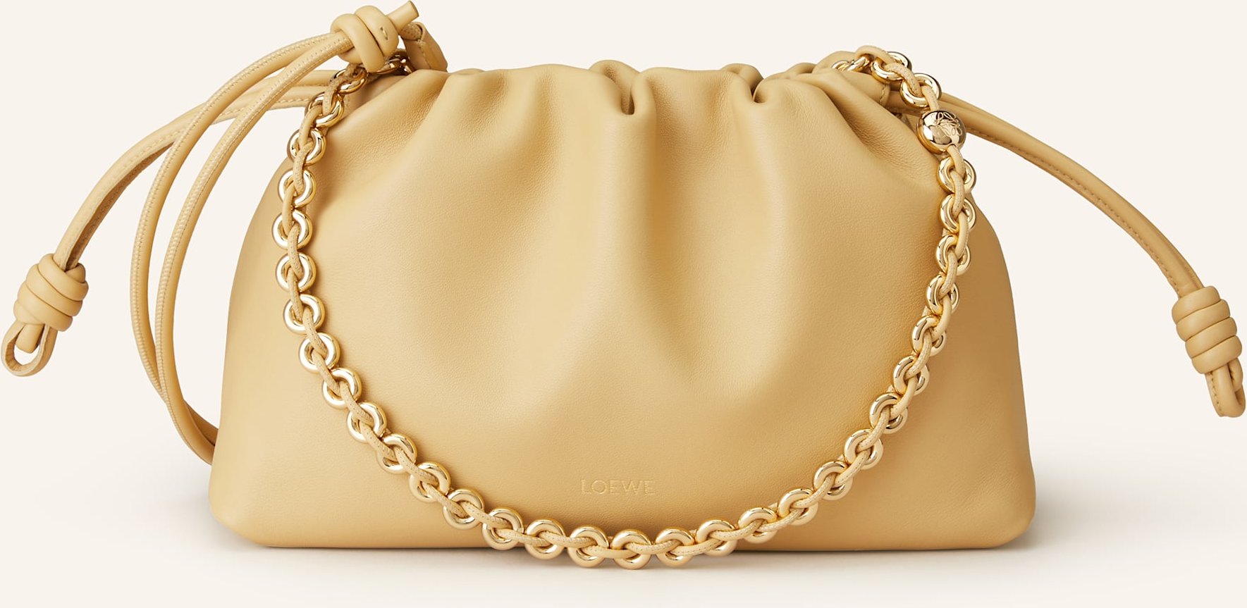 Loewe Clutch Flamenco gelb