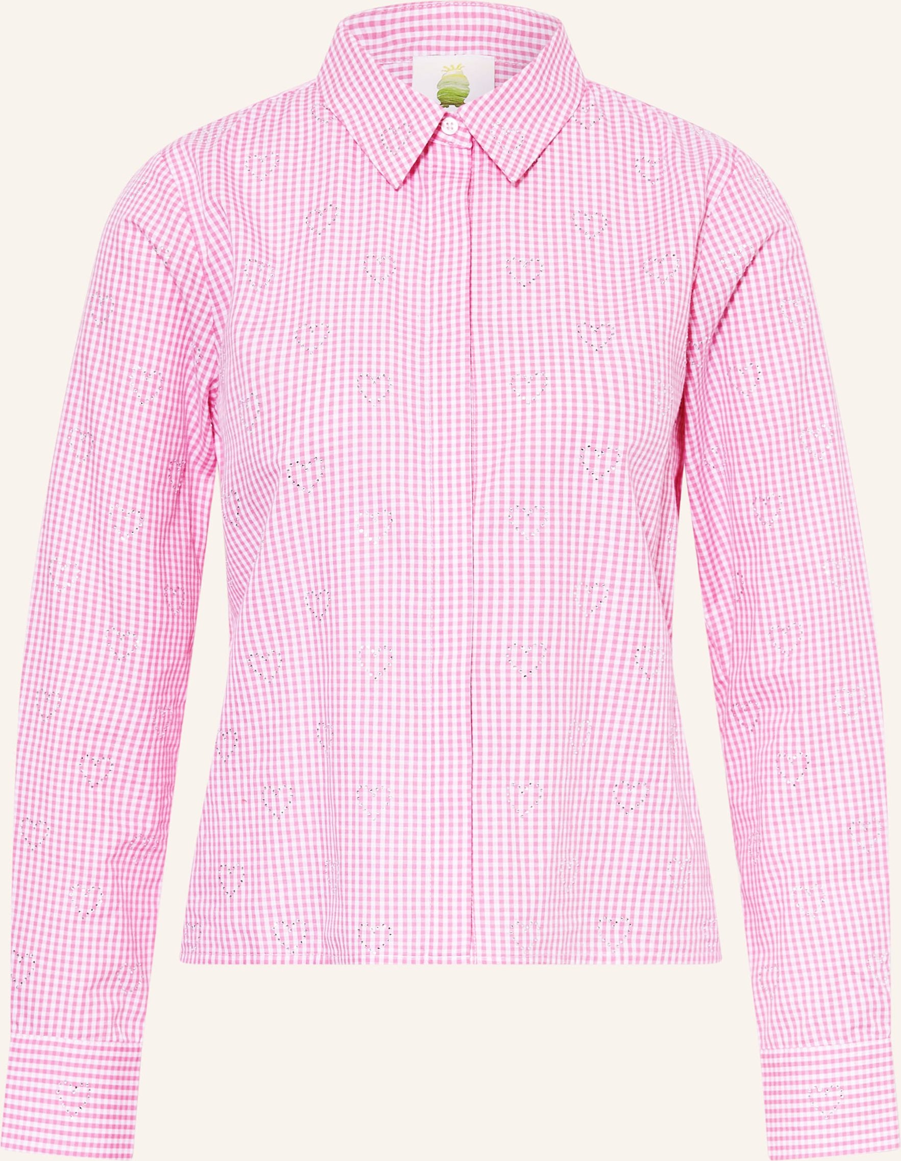 Princess Goes Hollywood Hemdbluse Mit Schmucksteinen rosa