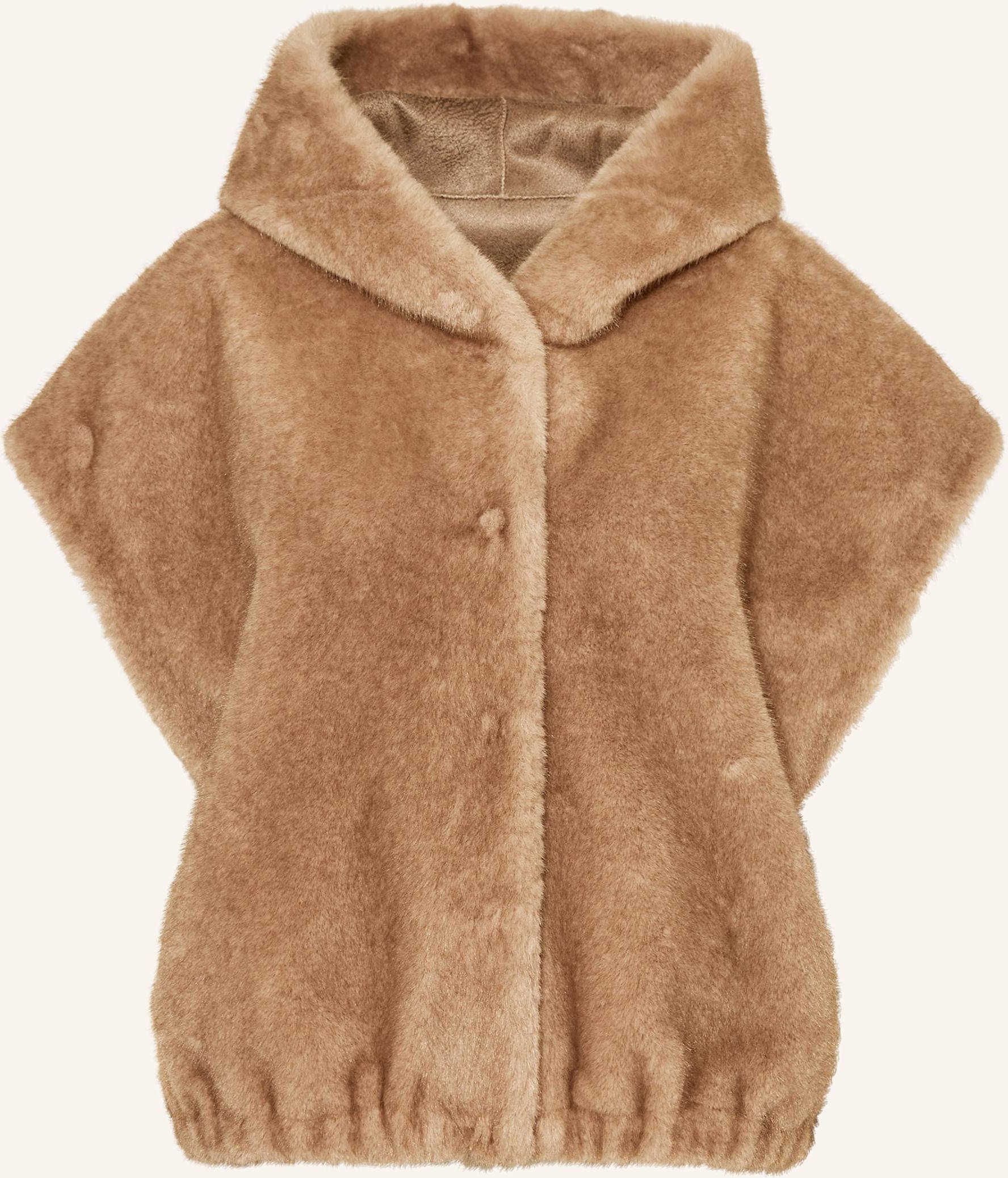 Studio Ar Kunstpelz-Jacke Olena braun