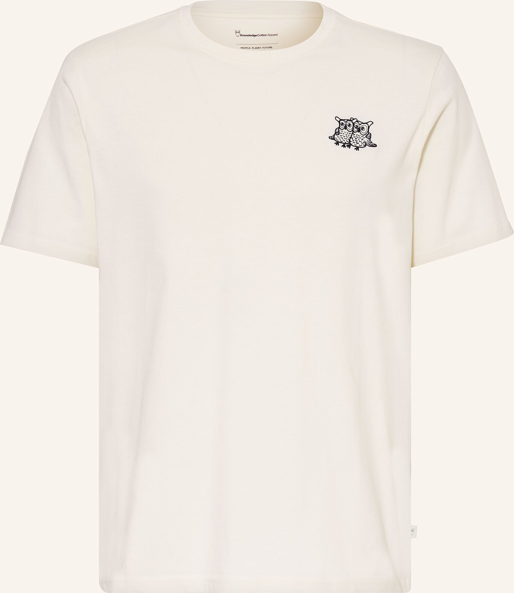 Knowledgecotton Apparel T-Shirt weiss