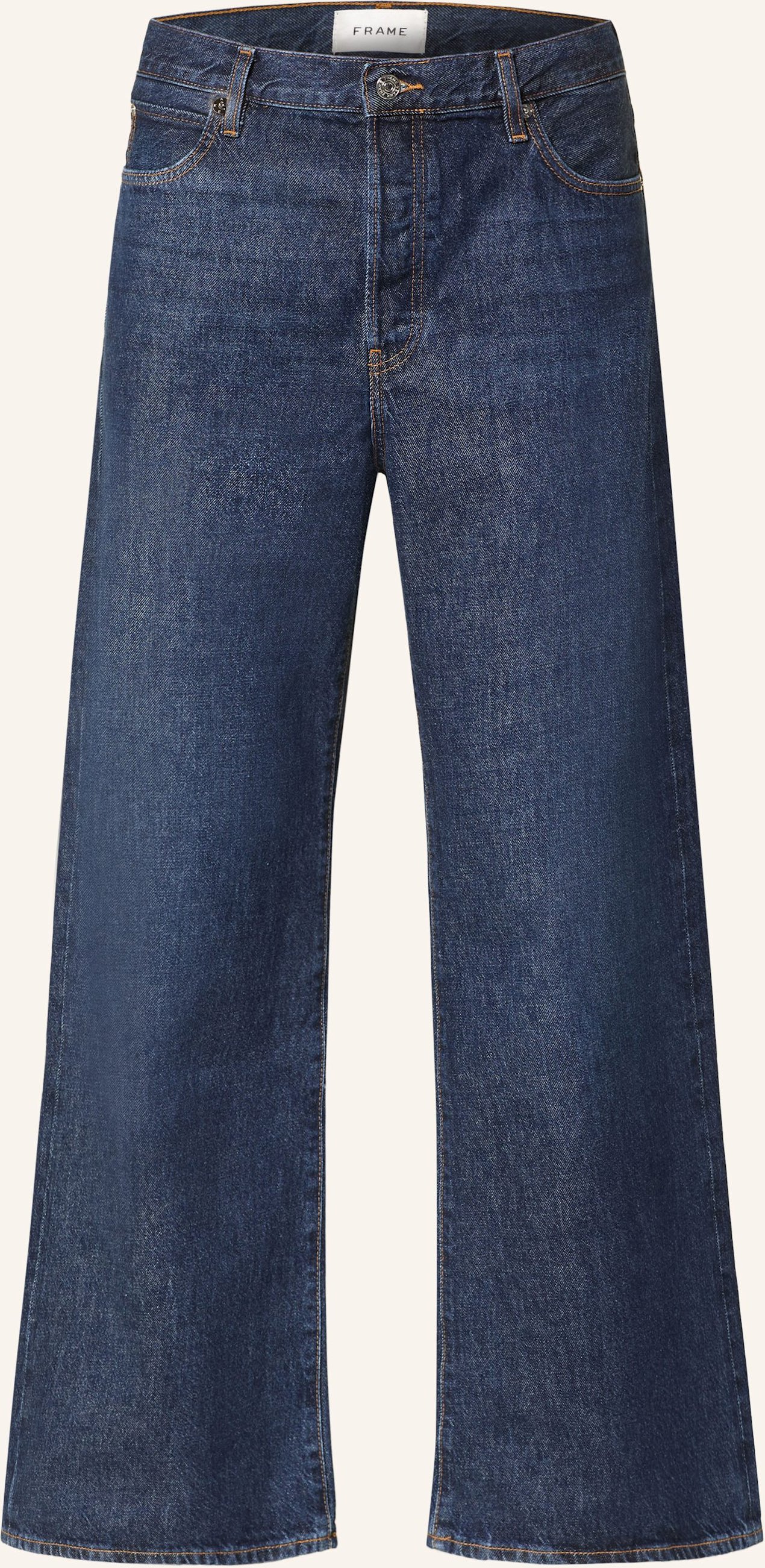 Frame Wide Leg Jeans The Loose blau