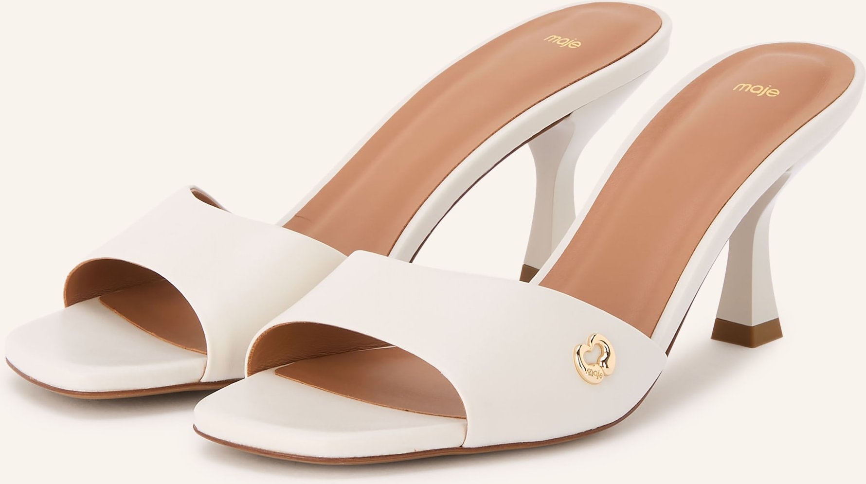 Maje Mules weiss