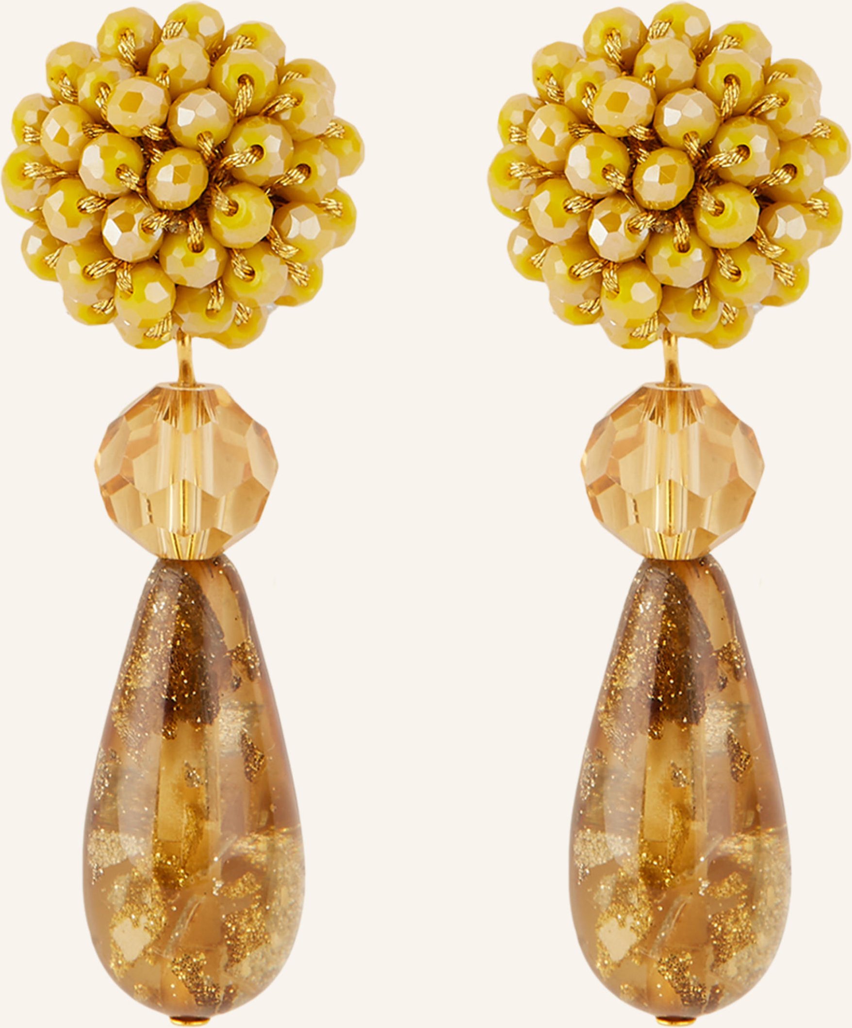 Seenberg Ohrhänger gelb