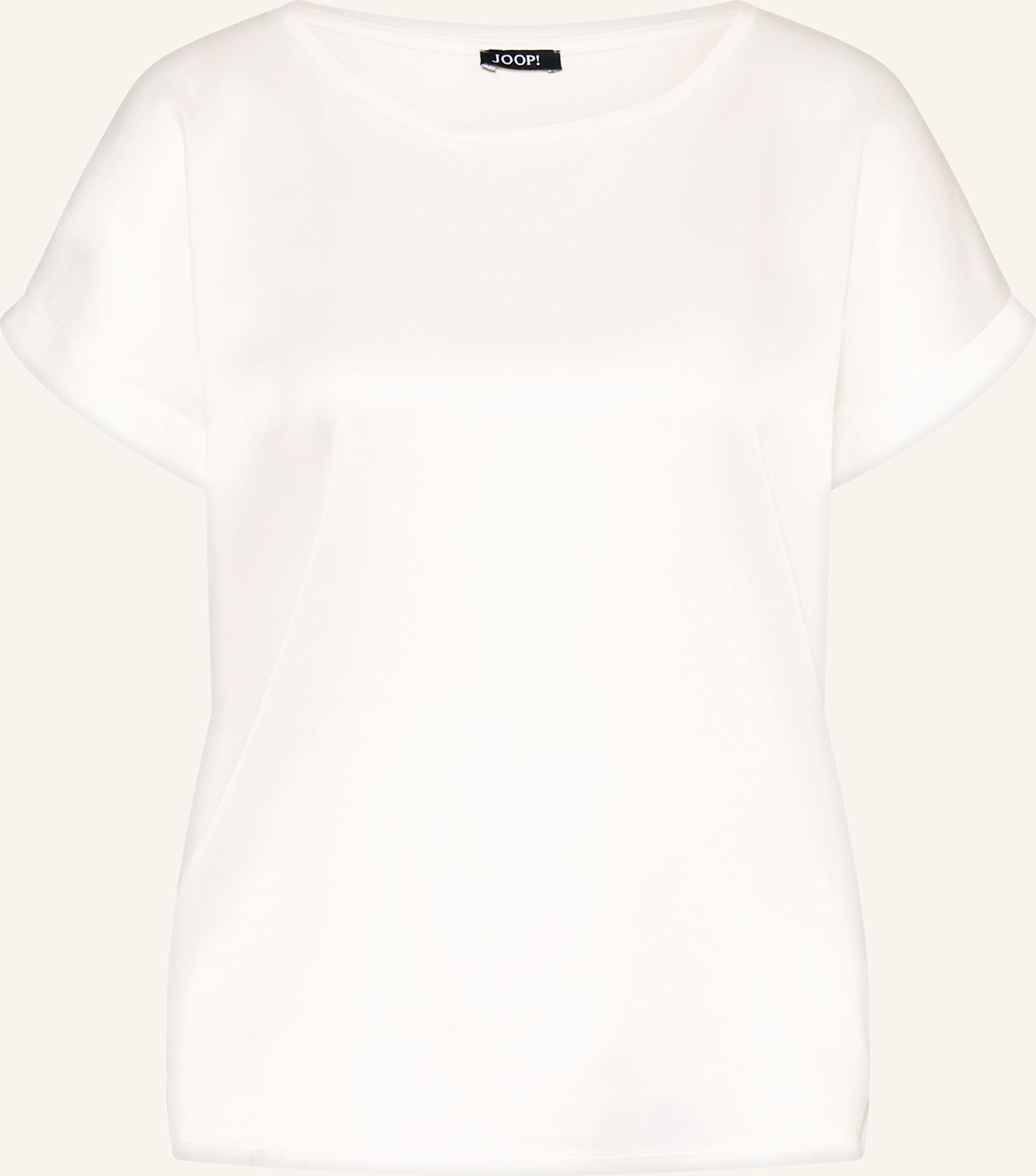 Joop! Blusenshirt Taila Im Materialmix weiss