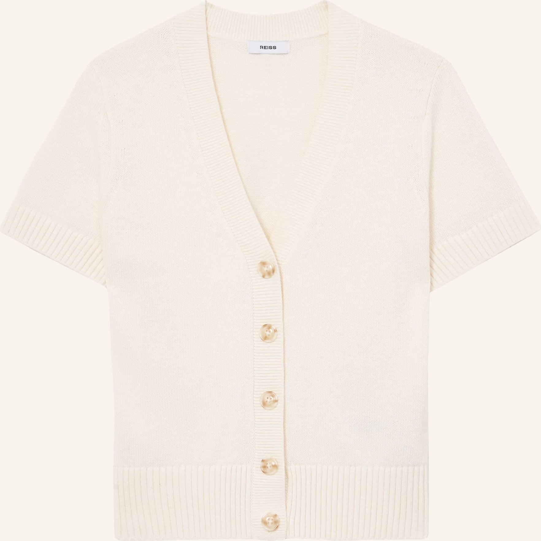 Reiss Strickjacke Anya weiss