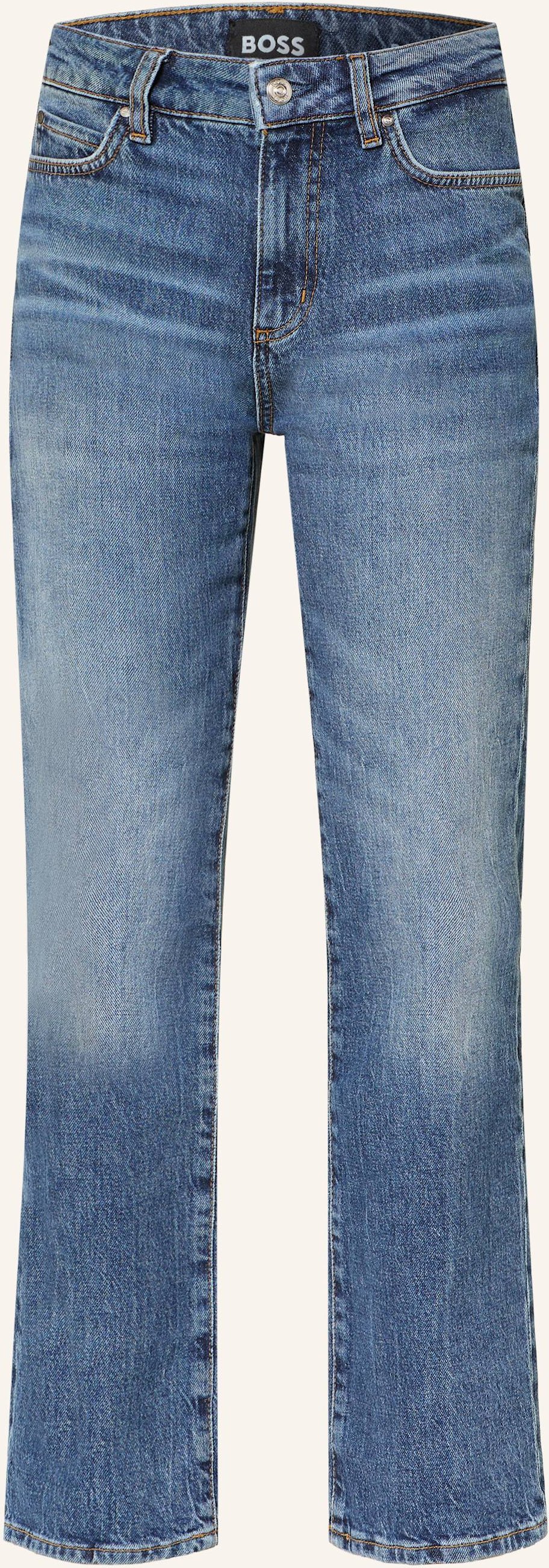 Boss Straight Jeans Parkway blau