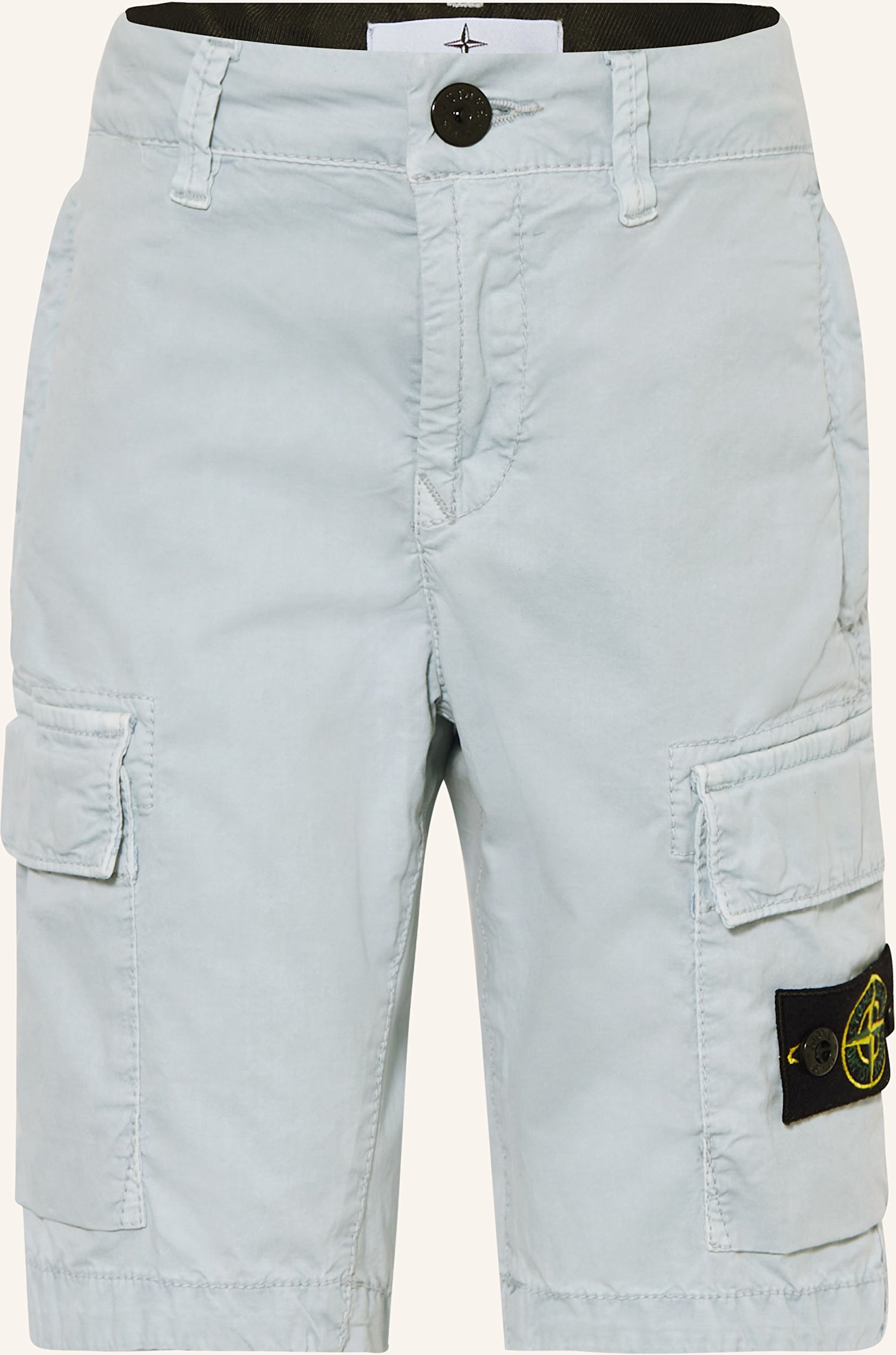 Stone Island Junior Cargoshorts blau