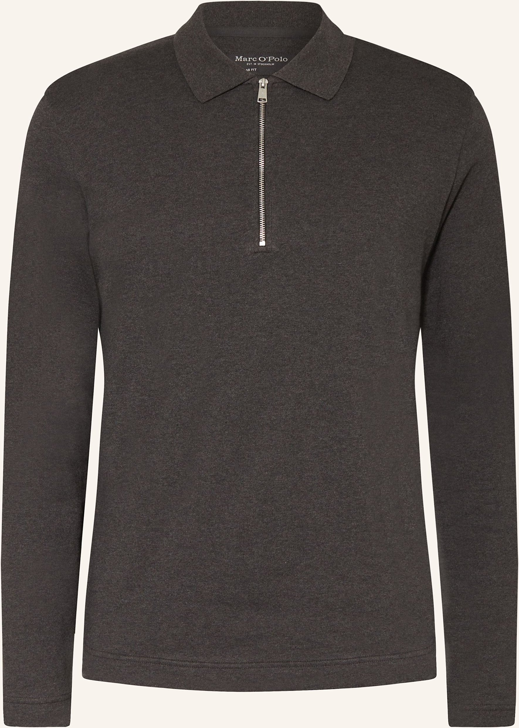 Marc O'polo Strick-Poloshirt grau