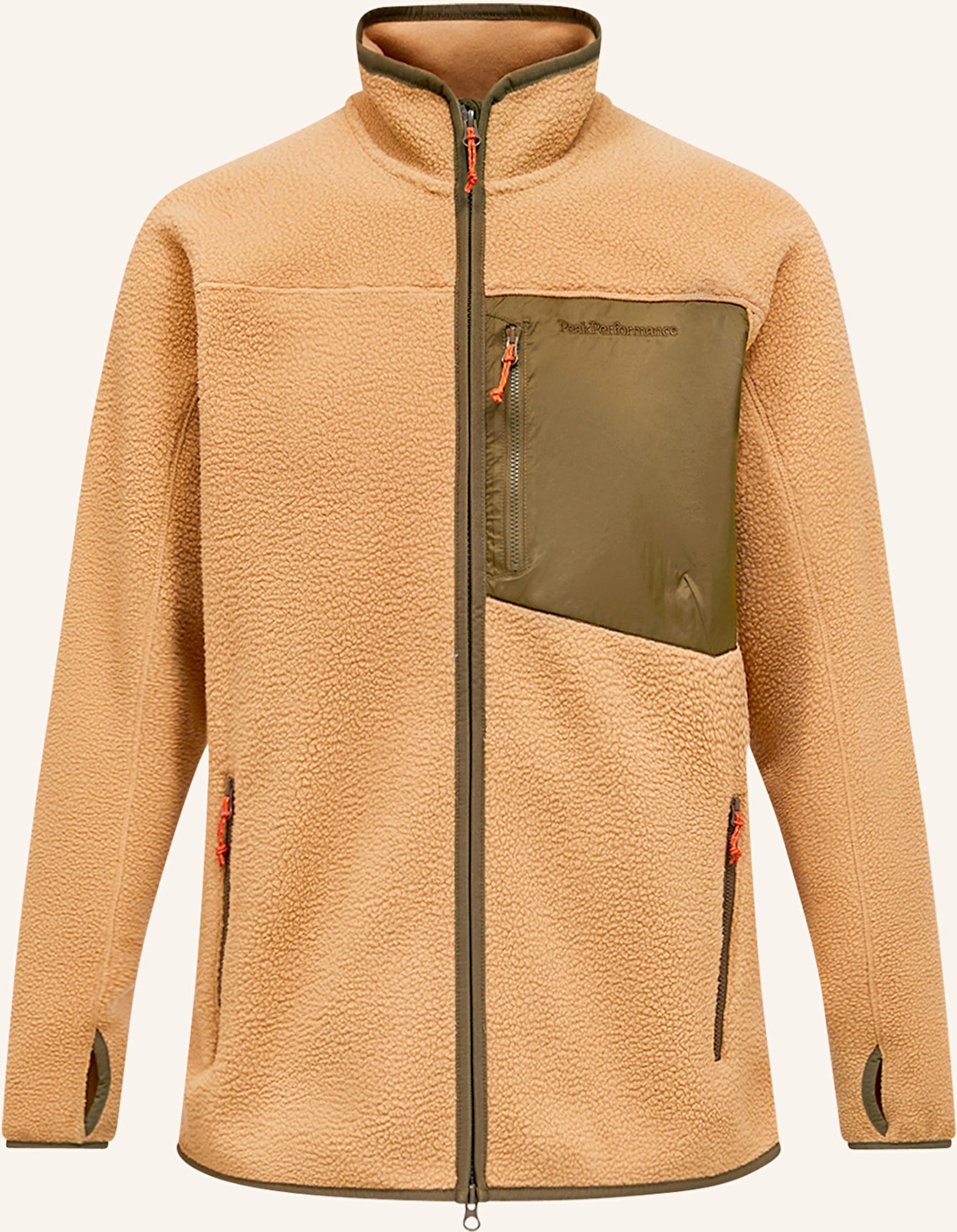 Peak Performance Fleecejacke Pile braun