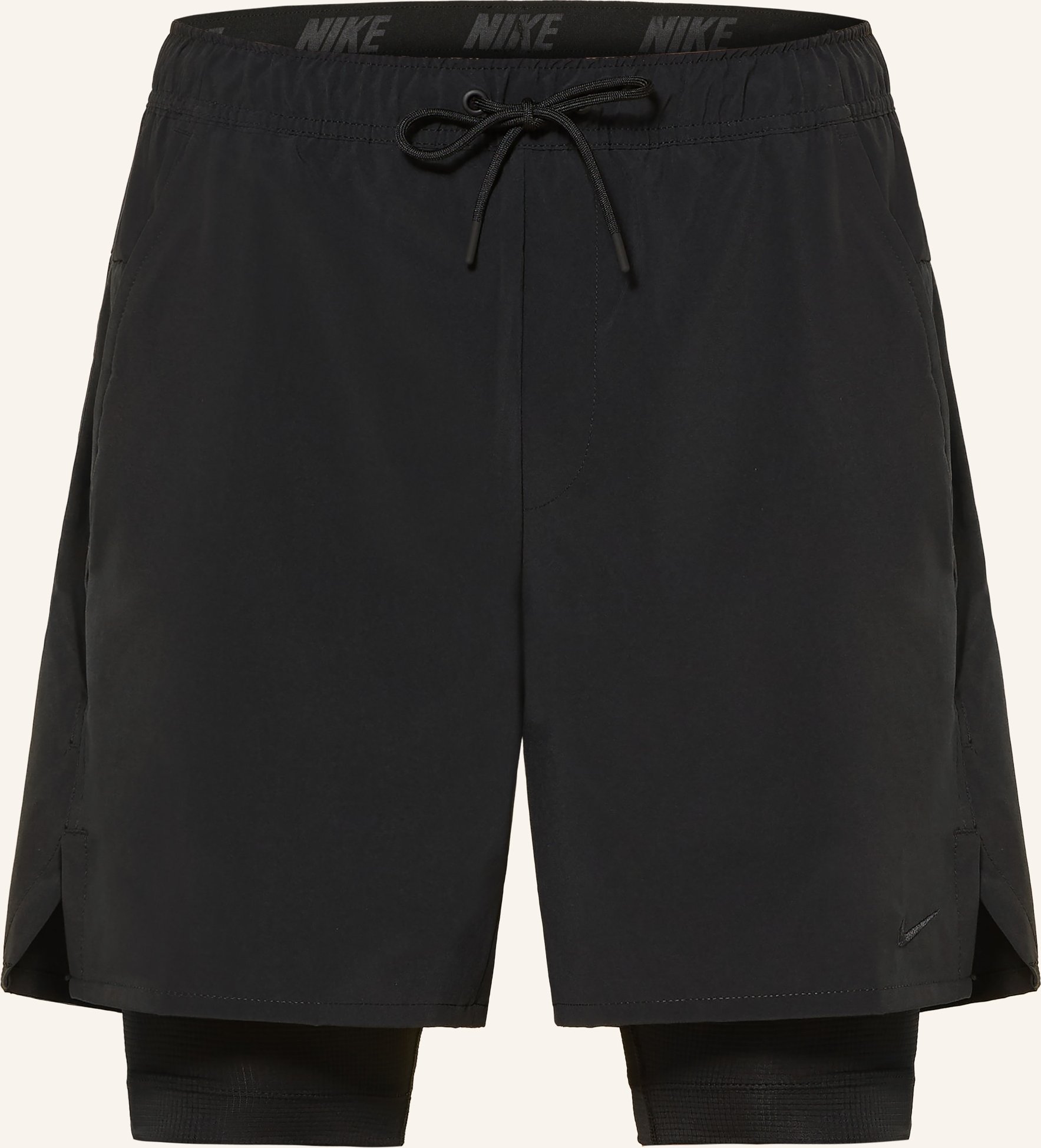 Nike 2-In-1-Trainingsshorts Unlimited schwarz